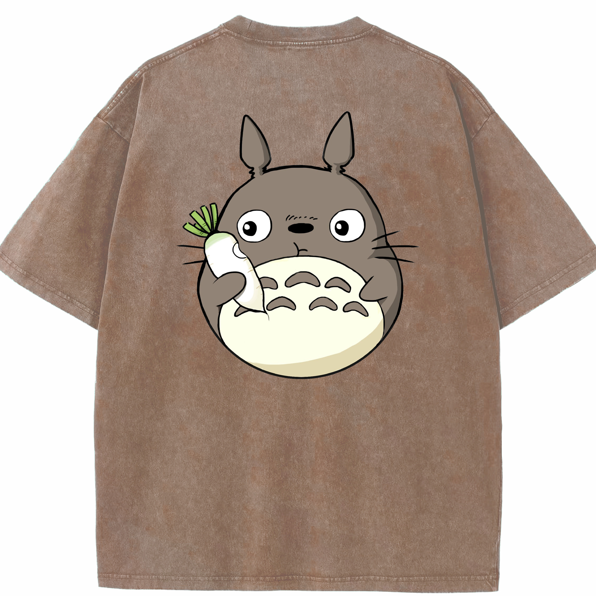 （画像用） となりのトトロ 草壁メイ 草壁サツキ My Neighbor Totoro Satsuki Kusakabe Mei Kusakabe 綿100% ヴィンテージ風 半袖Tシャツ（背面プリント）