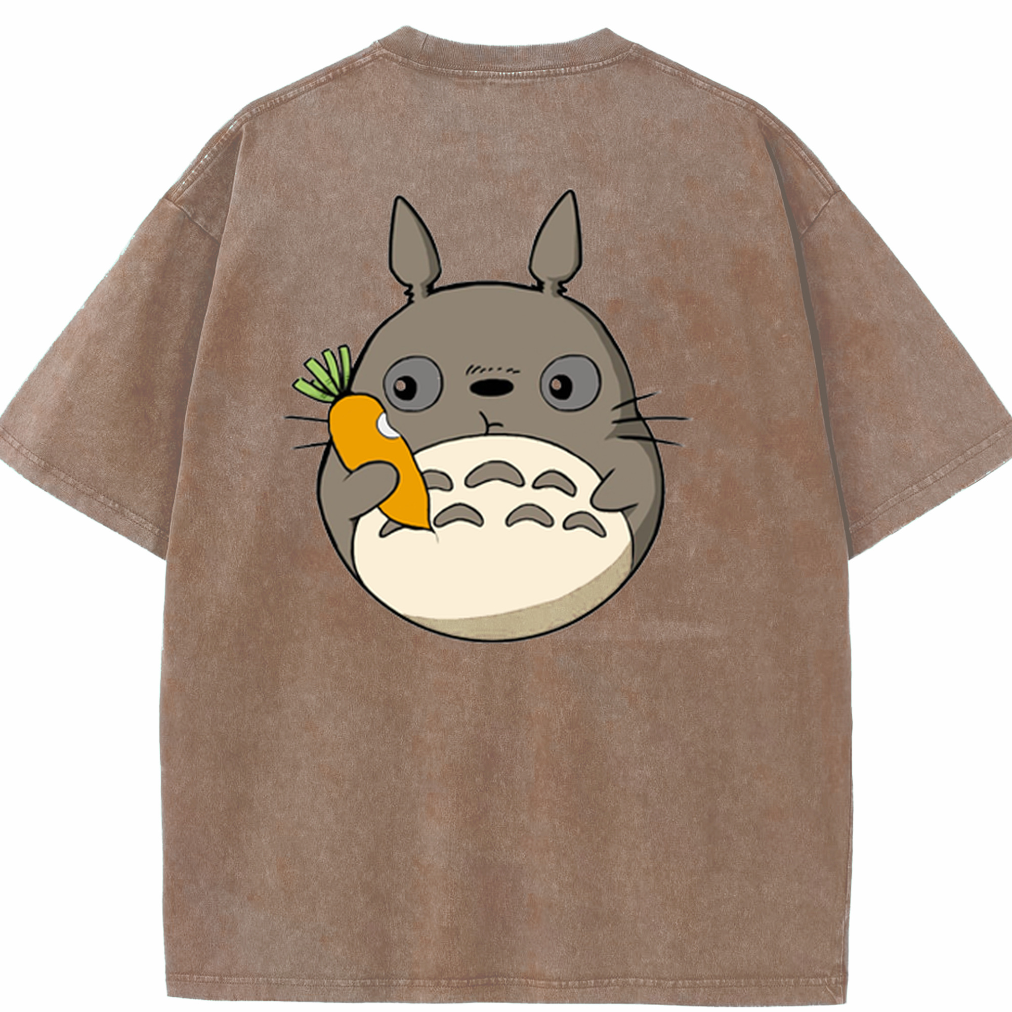（画像用） となりのトトロ 草壁メイ 草壁サツキ My Neighbor Totoro Satsuki Kusakabe Mei Kusakabe 綿100% ヴィンテージ風 半袖Tシャツ（背面プリント）