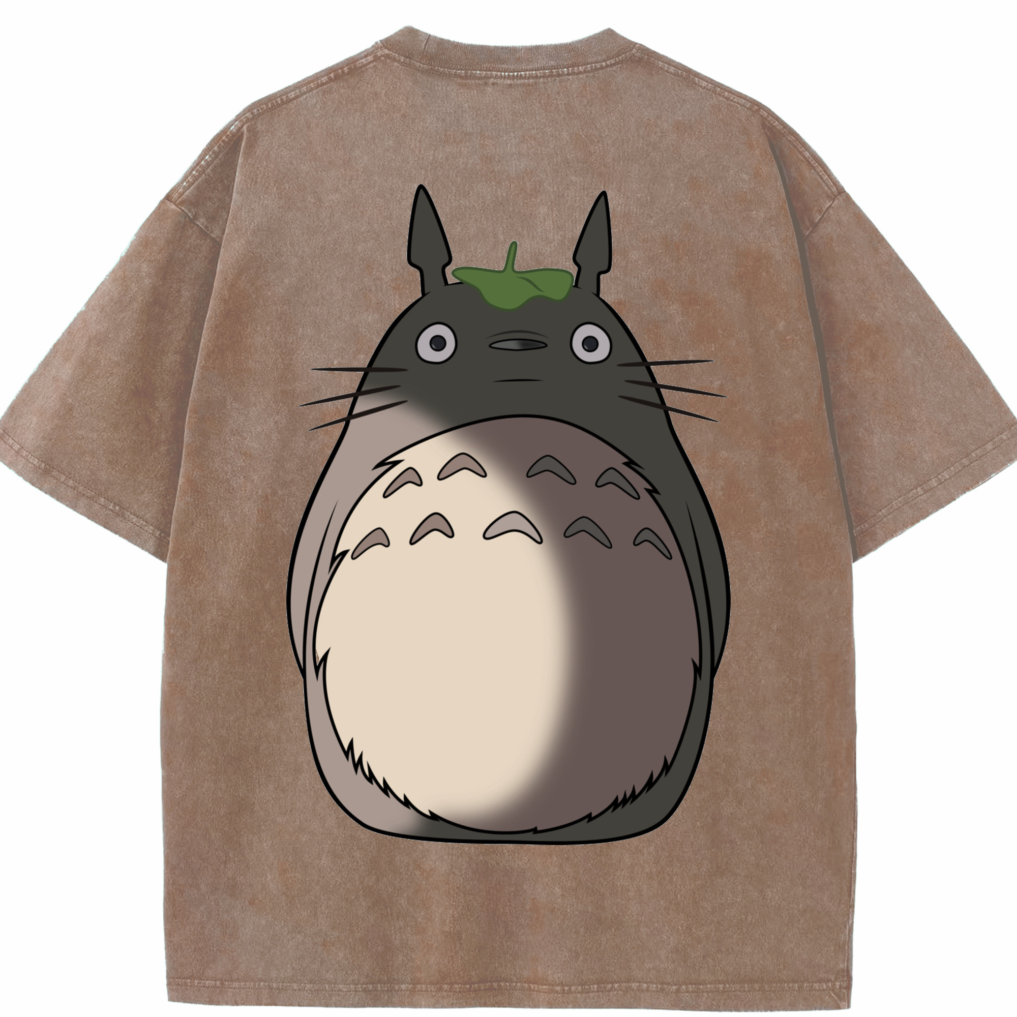 （画像用） となりのトトロ 草壁メイ 草壁サツキ My Neighbor Totoro Satsuki Kusakabe Mei Kusakabe 綿100% ヴィンテージ風 半袖Tシャツ（背面プリント）
