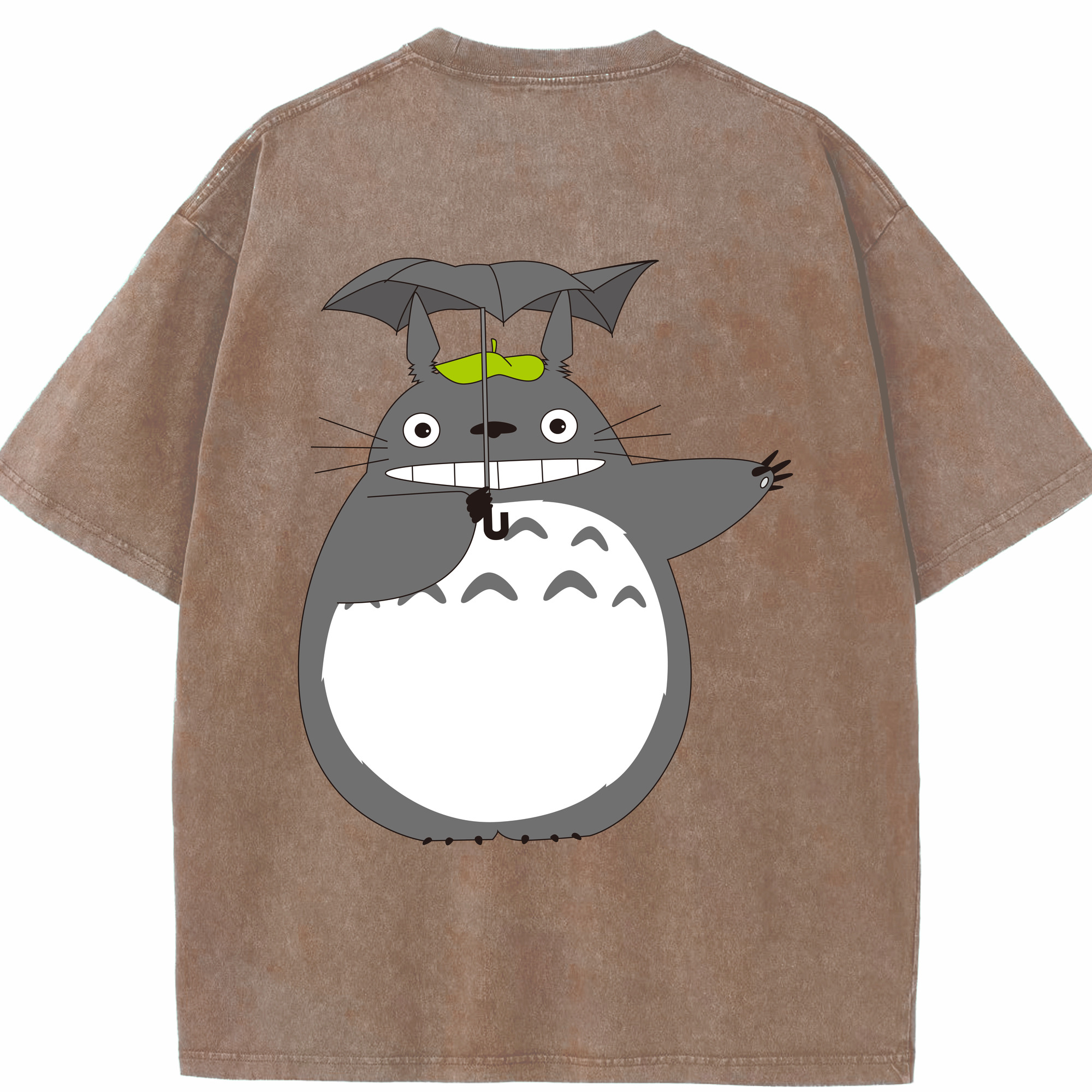 （画像用） となりのトトロ 草壁メイ 草壁サツキ My Neighbor Totoro Satsuki Kusakabe Mei Kusakabe 綿100% ヴィンテージ風 半袖Tシャツ（背面プリント）