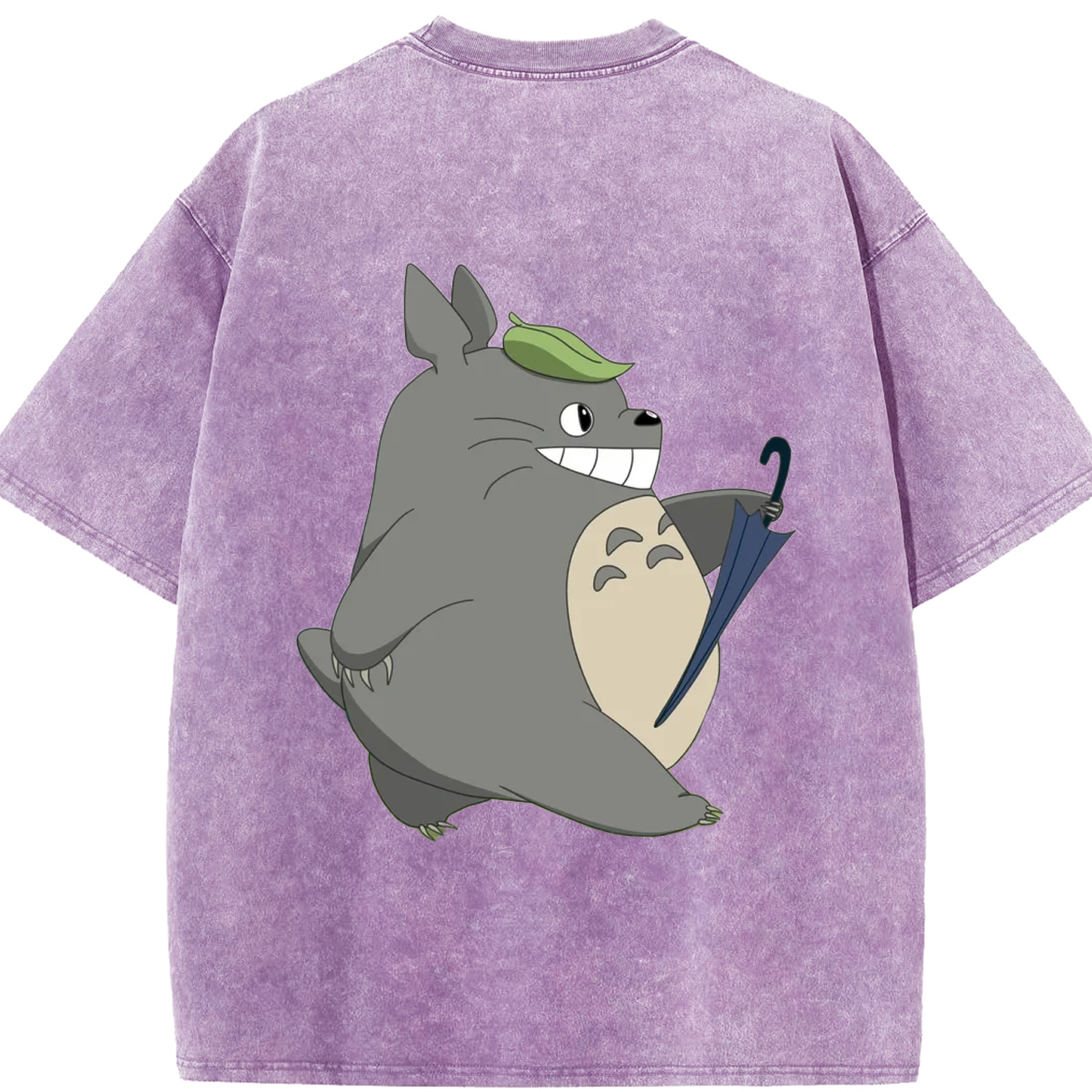 （画像用） となりのトトロ 草壁メイ 草壁サツキ My Neighbor Totoro Satsuki Kusakabe Mei Kusakabe 綿100% ヴィンテージ風 半袖Tシャツ（背面プリント）