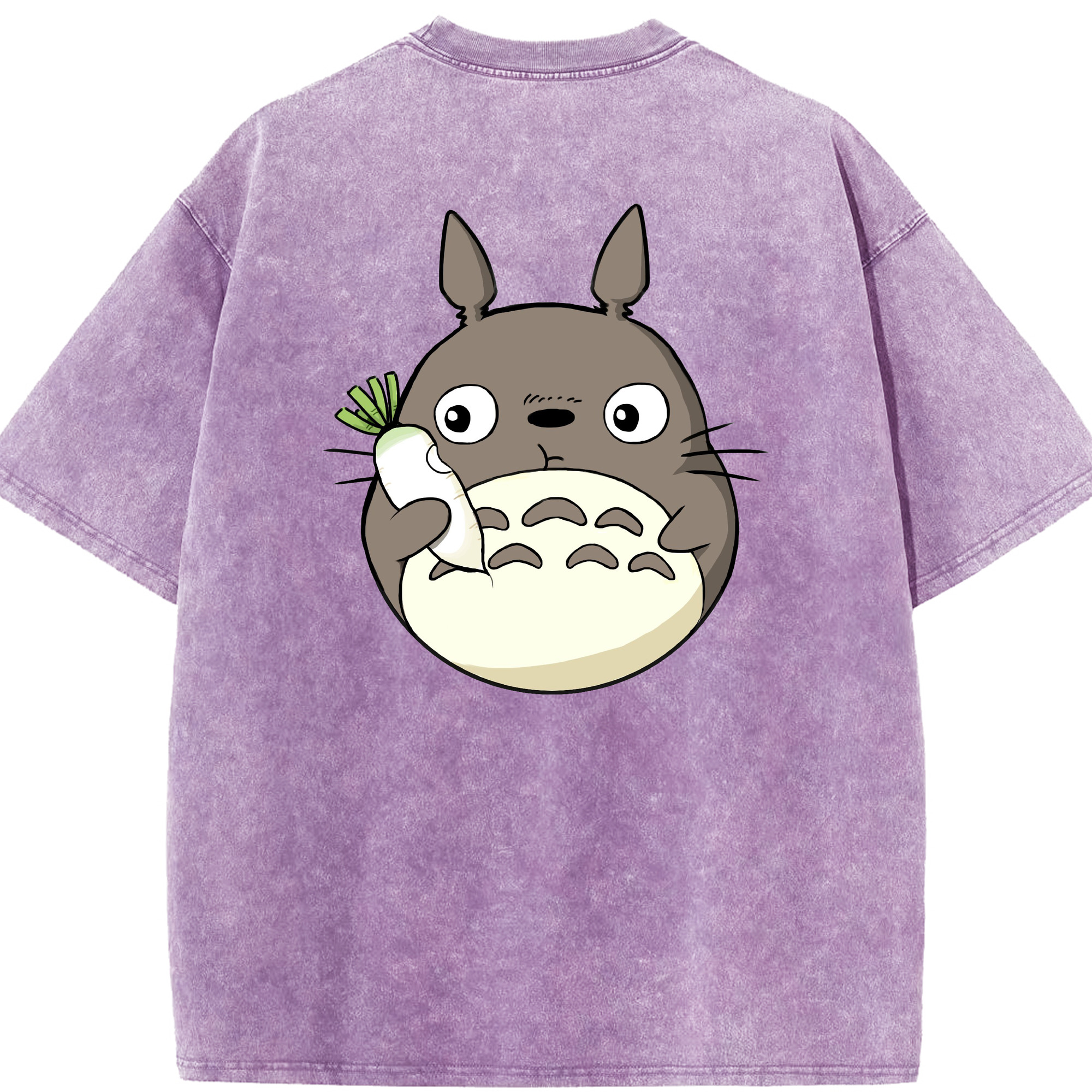 （画像用） となりのトトロ 草壁メイ 草壁サツキ My Neighbor Totoro Satsuki Kusakabe Mei Kusakabe 綿100% ヴィンテージ風 半袖Tシャツ（背面プリント）