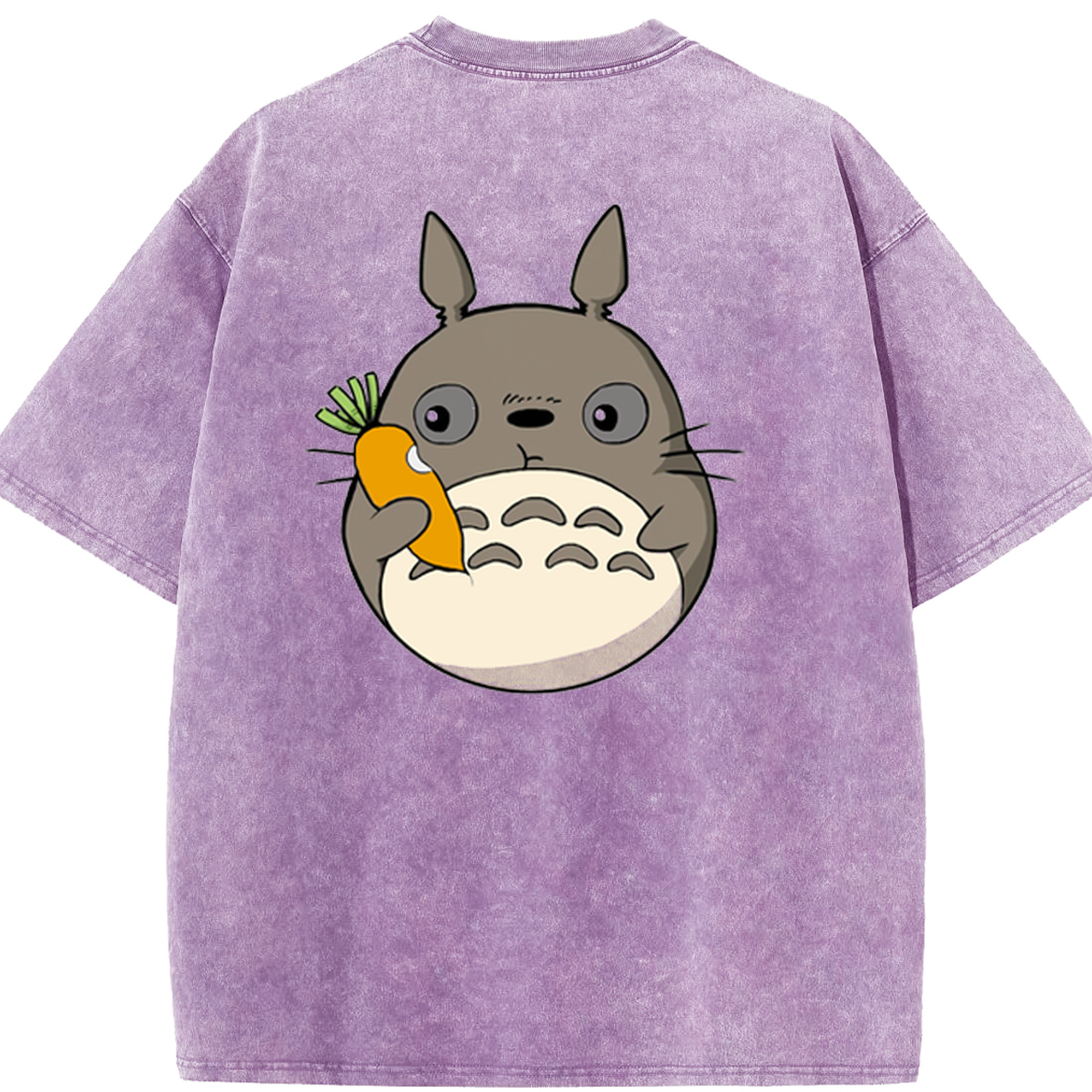 （画像用） となりのトトロ 草壁メイ 草壁サツキ My Neighbor Totoro Satsuki Kusakabe Mei Kusakabe 綿100% ヴィンテージ風 半袖Tシャツ（背面プリント）