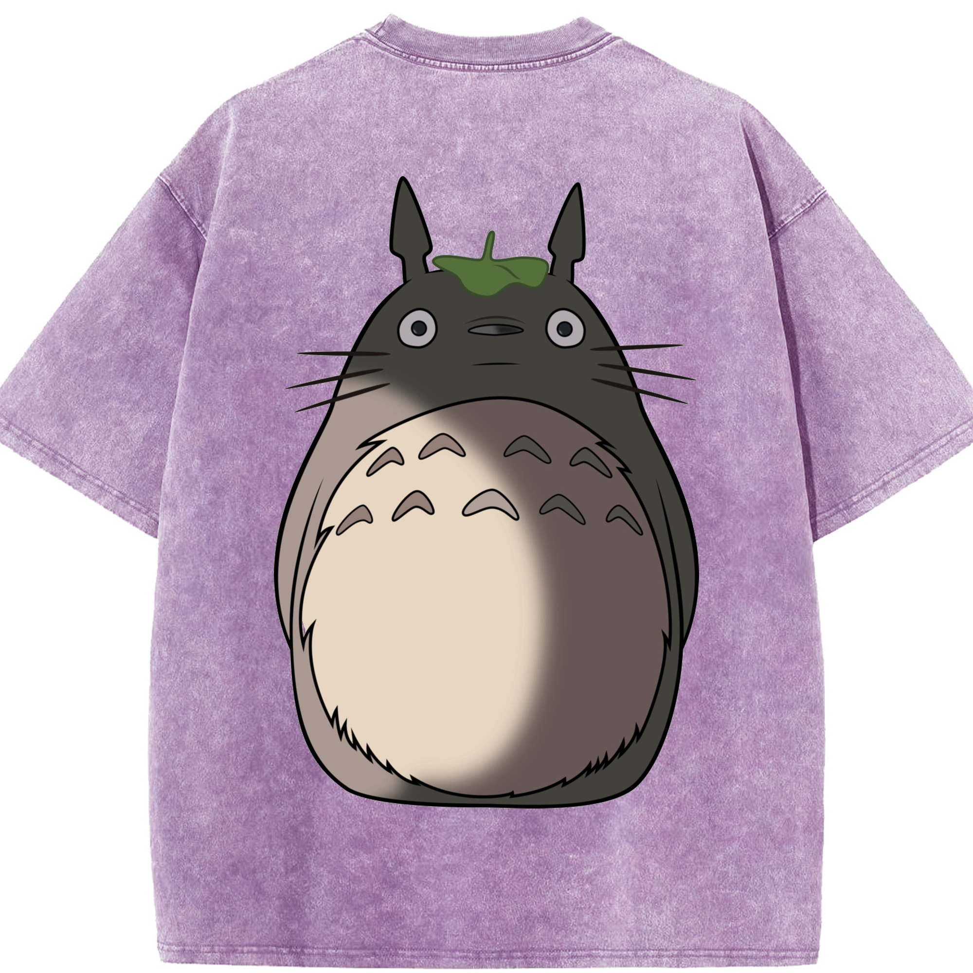 （画像用） となりのトトロ 草壁メイ 草壁サツキ My Neighbor Totoro Satsuki Kusakabe Mei Kusakabe 綿100% ヴィンテージ風 半袖Tシャツ（背面プリント）