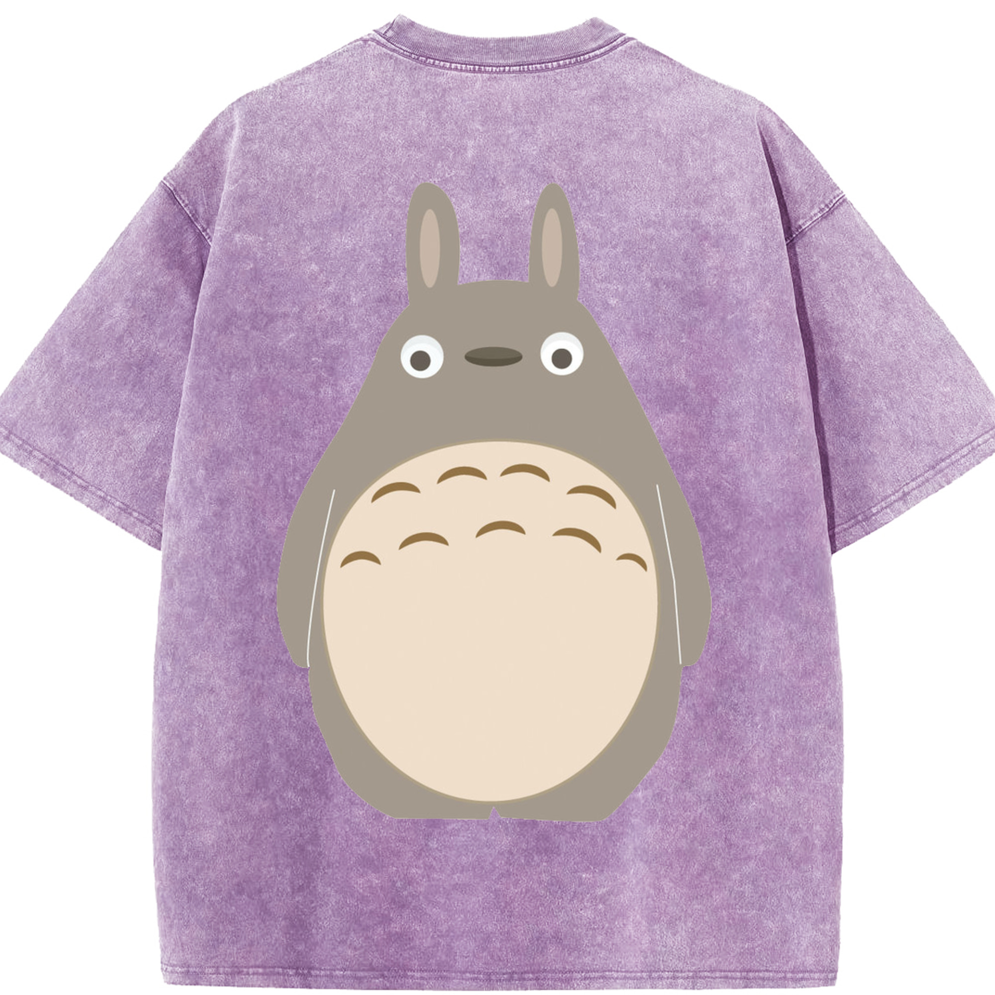 （画像用） となりのトトロ 草壁メイ 草壁サツキ My Neighbor Totoro Satsuki Kusakabe Mei Kusakabe 綿100% ヴィンテージ風 半袖Tシャツ（背面プリント）