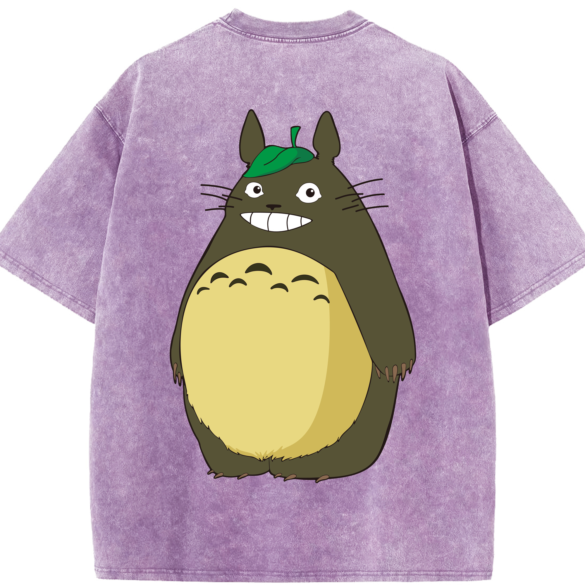 （画像用） となりのトトロ 草壁メイ 草壁サツキ My Neighbor Totoro Satsuki Kusakabe Mei Kusakabe 綿100% ヴィンテージ風 半袖Tシャツ（背面プリント）
