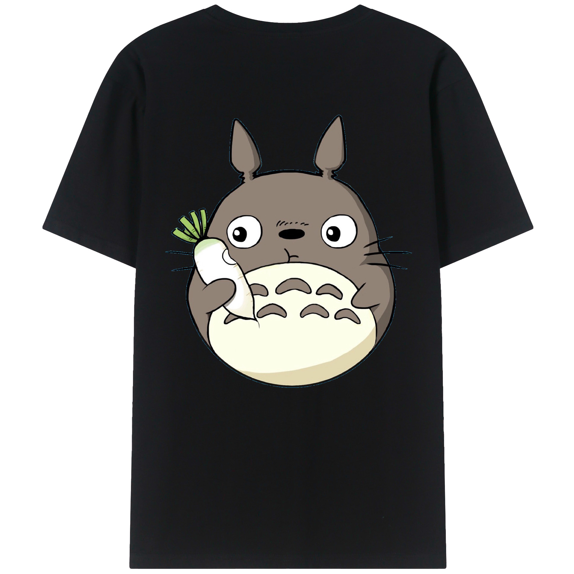 （画像用） となりのトトロ 草壁メイ 草壁サツキ My Neighbor Totoro Satsuki Kusakabe Mei Kusakabe 綿100％ メンズ半袖Tシャツ（バックプリント） 通気性