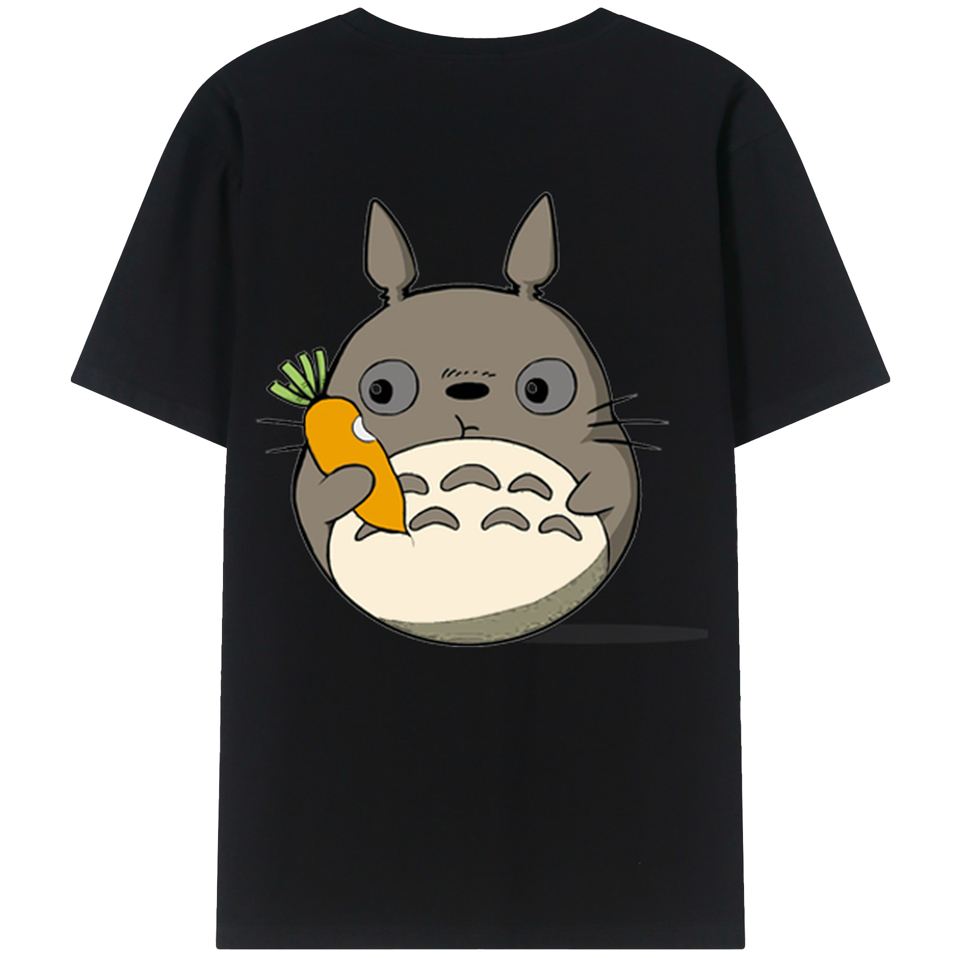 （画像用） となりのトトロ 草壁メイ 草壁サツキ My Neighbor Totoro Satsuki Kusakabe Mei Kusakabe 綿100％ メンズ半袖Tシャツ（バックプリント） 通気性