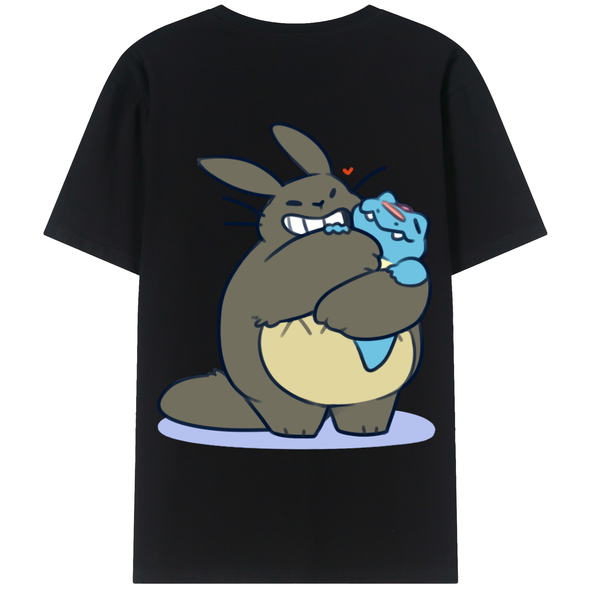 （画像用） となりのトトロ 草壁メイ 草壁サツキ My Neighbor Totoro Satsuki Kusakabe Mei Kusakabe 綿100％ メンズ半袖Tシャツ（バックプリント） 通気性