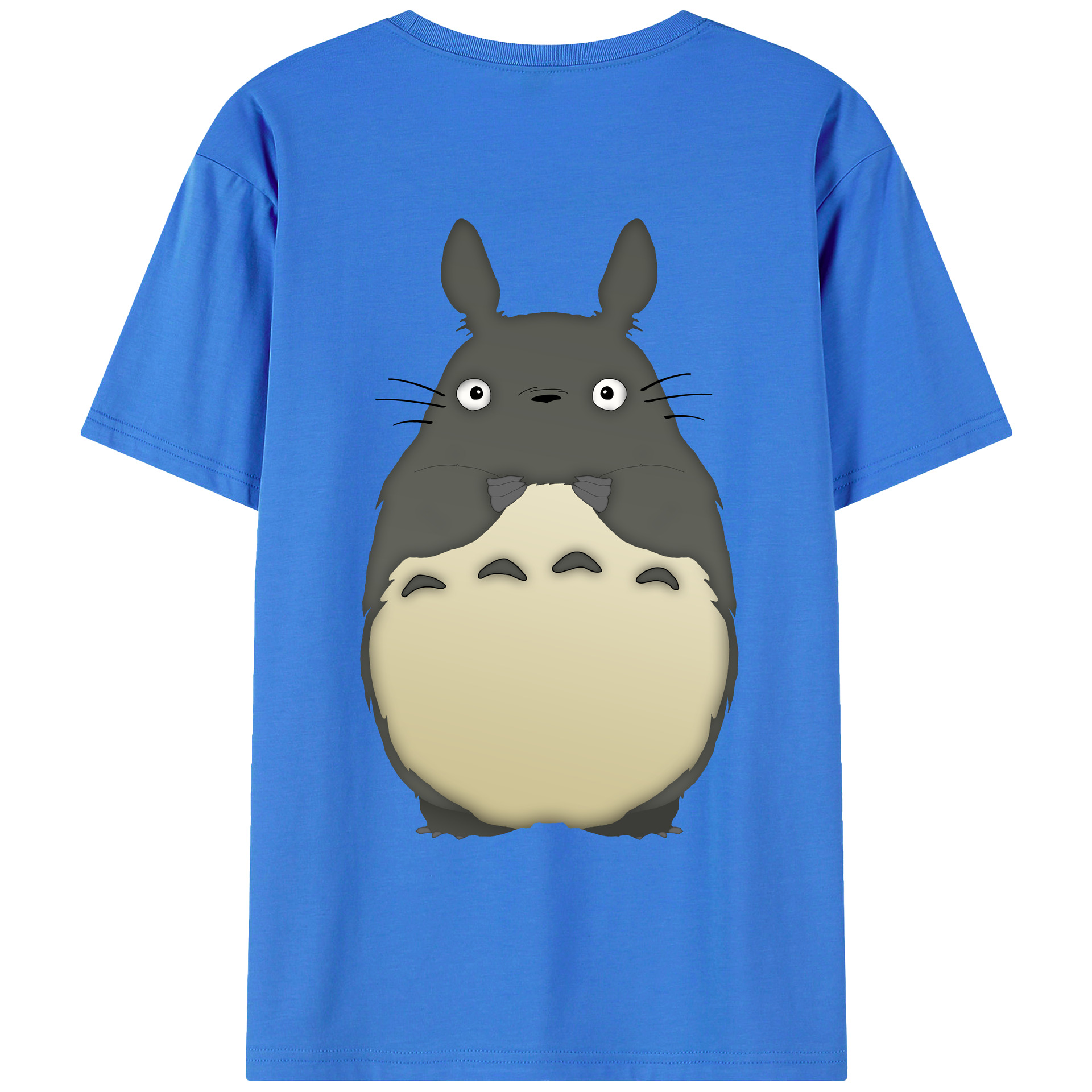 （画像用） となりのトトロ 草壁メイ 草壁サツキ My Neighbor Totoro Satsuki Kusakabe Mei Kusakabe 綿100％ メンズ半袖Tシャツ（バックプリント） 通気性