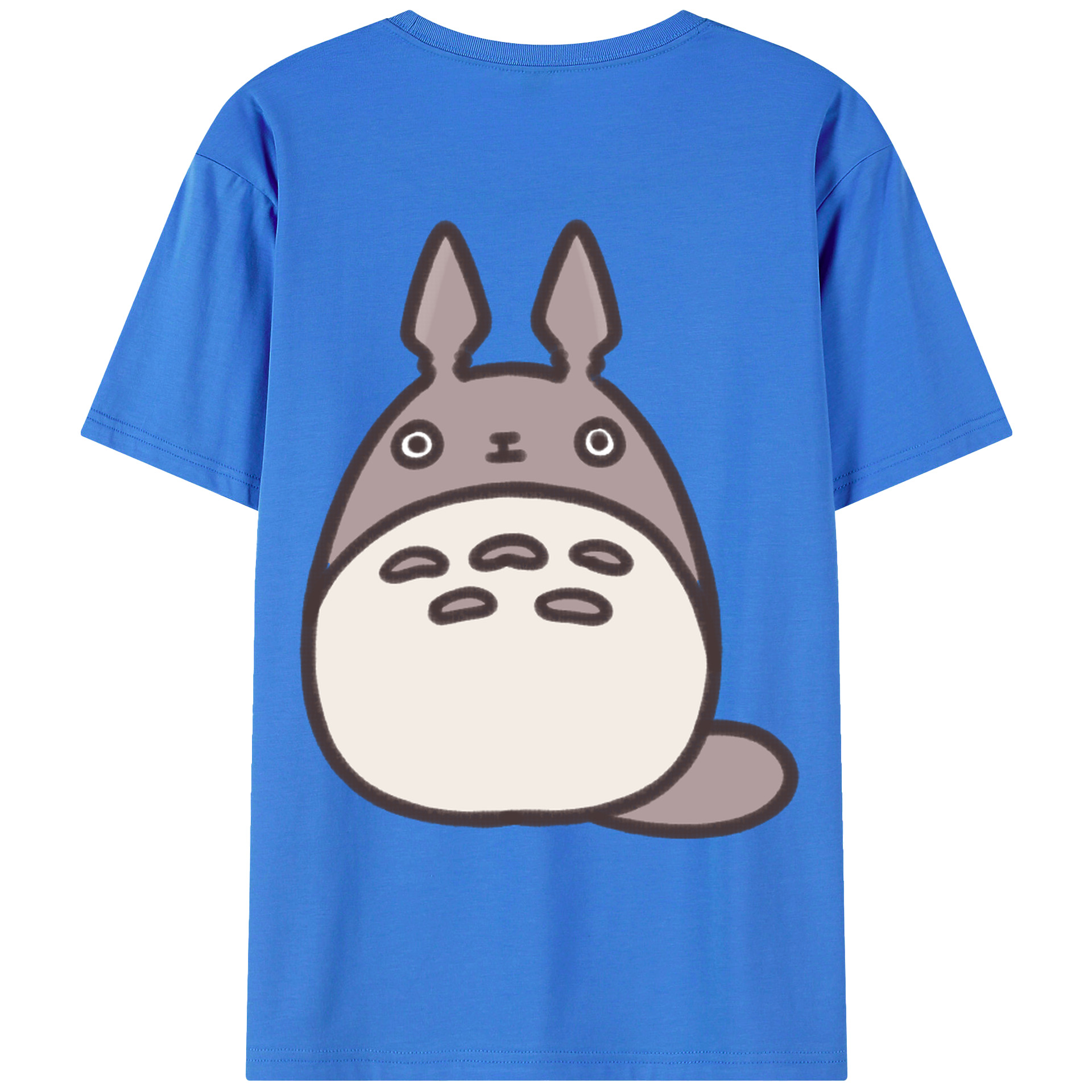 （画像用） となりのトトロ 草壁メイ 草壁サツキ My Neighbor Totoro Satsuki Kusakabe Mei Kusakabe 綿100％ メンズ半袖Tシャツ（バックプリント） 通気性