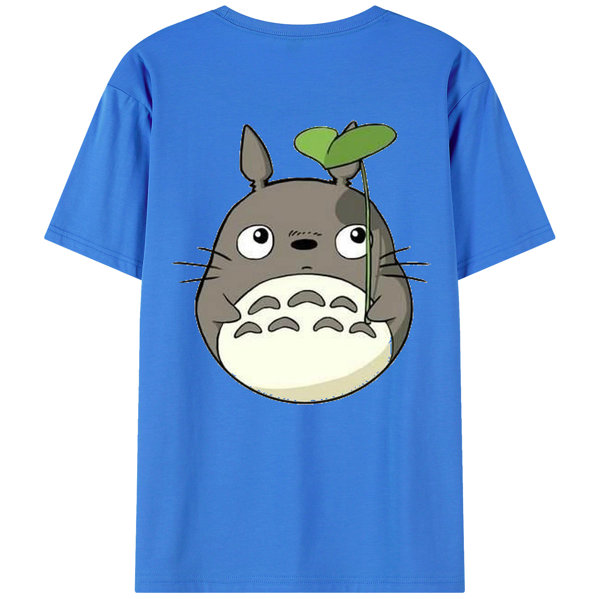 （画像用） となりのトトロ 草壁メイ 草壁サツキ My Neighbor Totoro Satsuki Kusakabe Mei Kusakabe 綿100％ メンズ半袖Tシャツ（バックプリント） 通気性