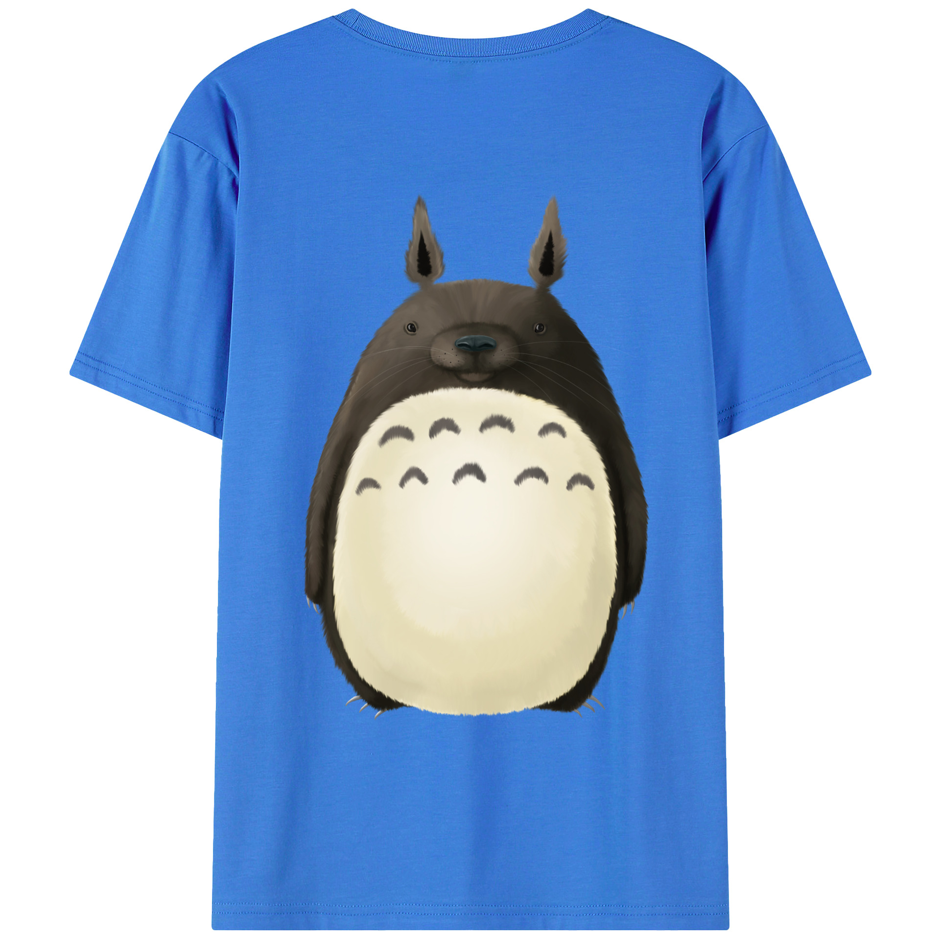 （画像用） となりのトトロ 草壁メイ 草壁サツキ My Neighbor Totoro Satsuki Kusakabe Mei Kusakabe 綿100％ メンズ半袖Tシャツ（バックプリント） 通気性