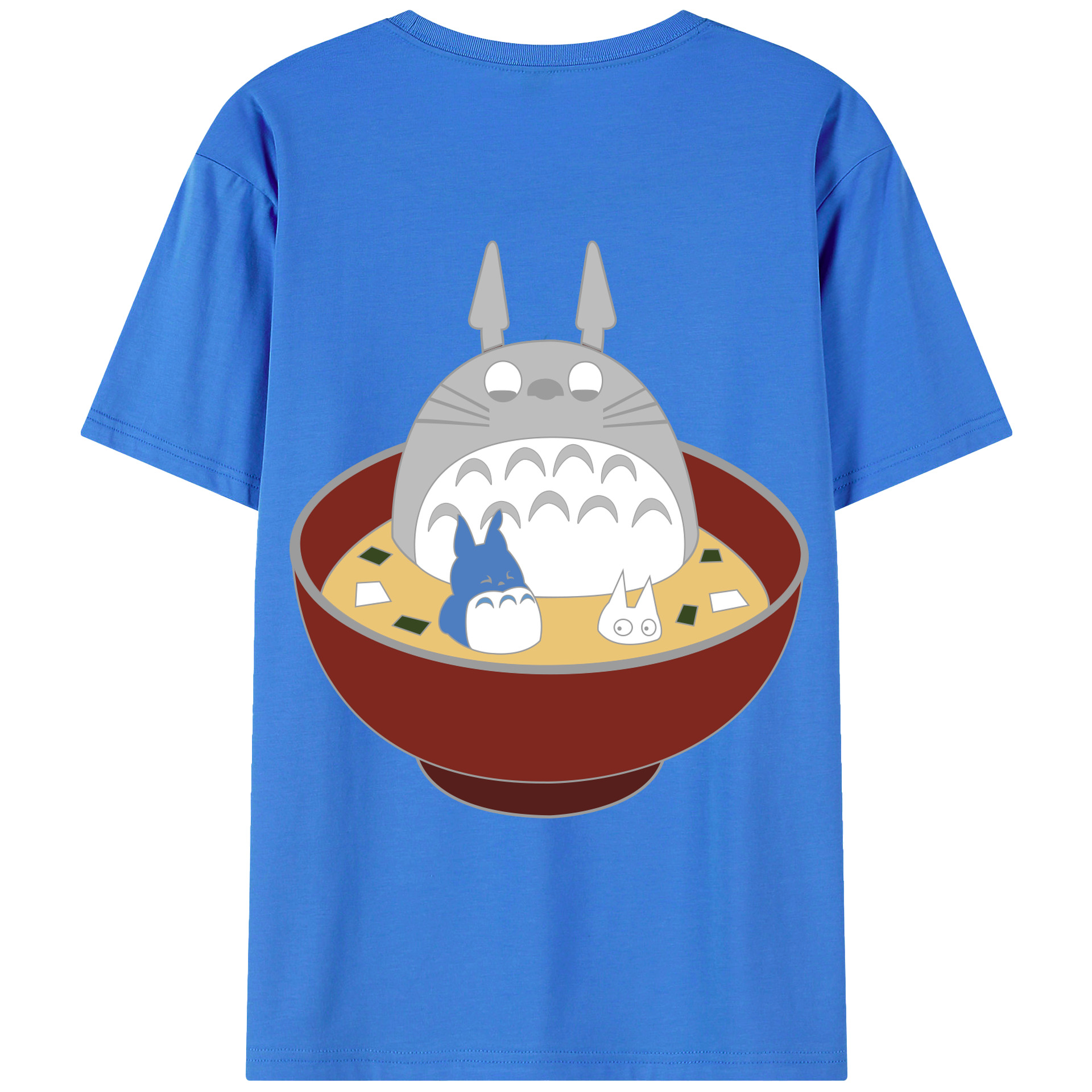 （画像用） となりのトトロ 草壁メイ 草壁サツキ My Neighbor Totoro Satsuki Kusakabe Mei Kusakabe 綿100％ メンズ半袖Tシャツ（バックプリント） 通気性