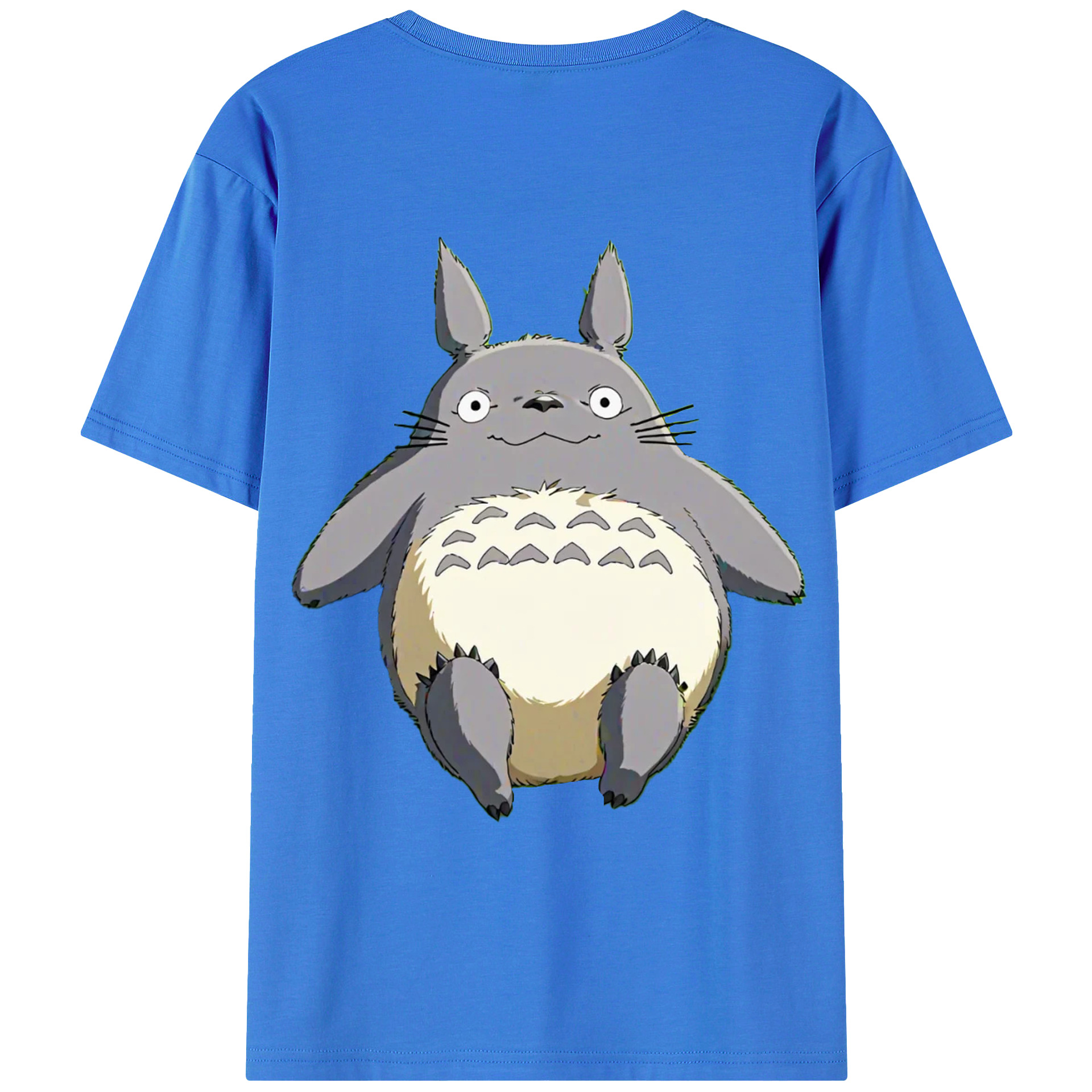 （画像用） となりのトトロ 草壁メイ 草壁サツキ My Neighbor Totoro Satsuki Kusakabe Mei Kusakabe 綿100％ メンズ半袖Tシャツ（バックプリント） 通気性