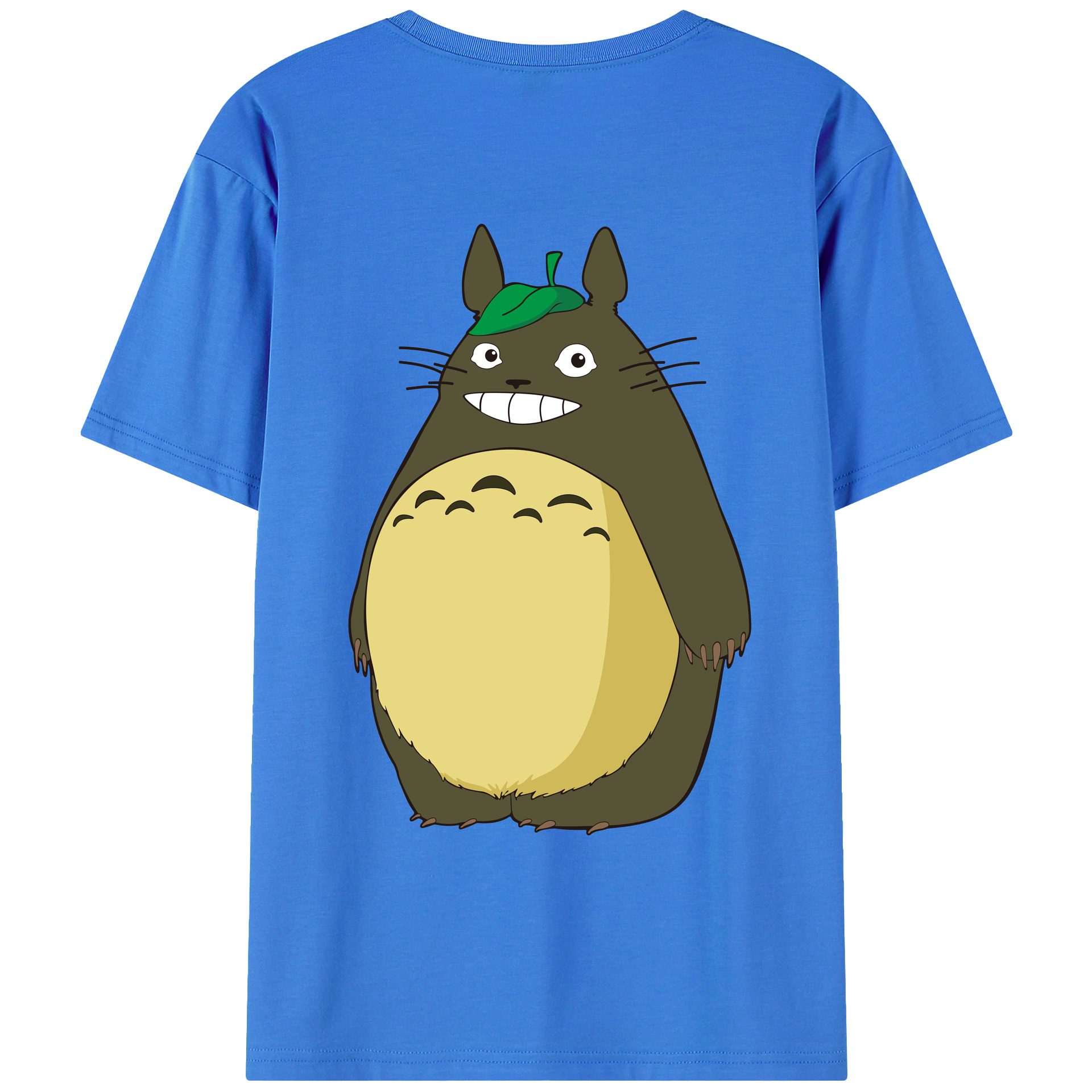 （画像用） となりのトトロ 草壁メイ 草壁サツキ My Neighbor Totoro Satsuki Kusakabe Mei Kusakabe 綿100％ メンズ半袖Tシャツ（バックプリント） 通気性