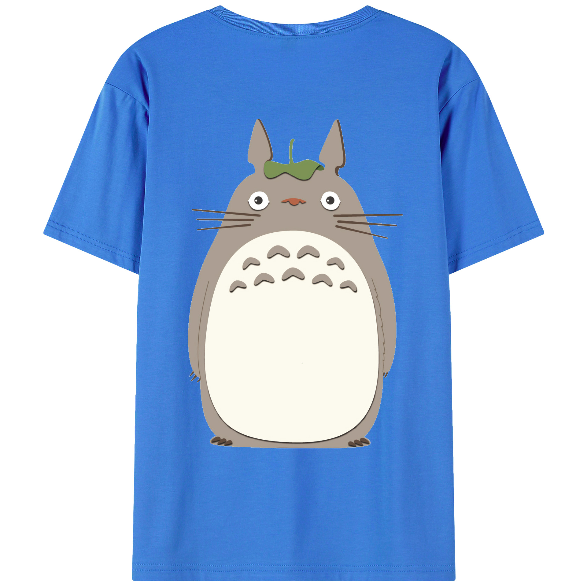 （画像用） となりのトトロ 草壁メイ 草壁サツキ My Neighbor Totoro Satsuki Kusakabe Mei Kusakabe 綿100％ メンズ半袖Tシャツ（バックプリント） 通気性