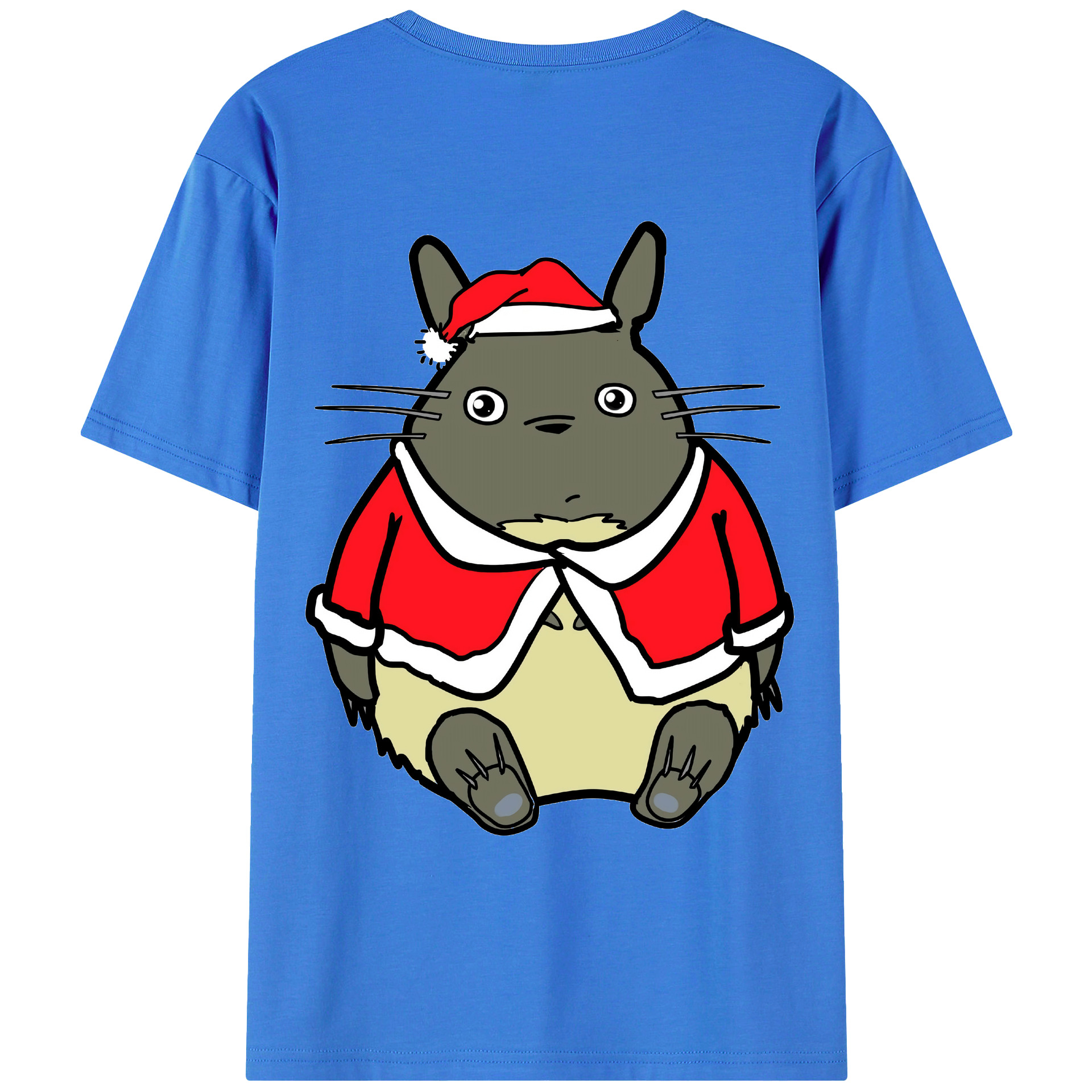 （画像用） となりのトトロ 草壁メイ 草壁サツキ My Neighbor Totoro Satsuki Kusakabe Mei Kusakabe 綿100％ メンズ半袖Tシャツ（バックプリント） 通気性