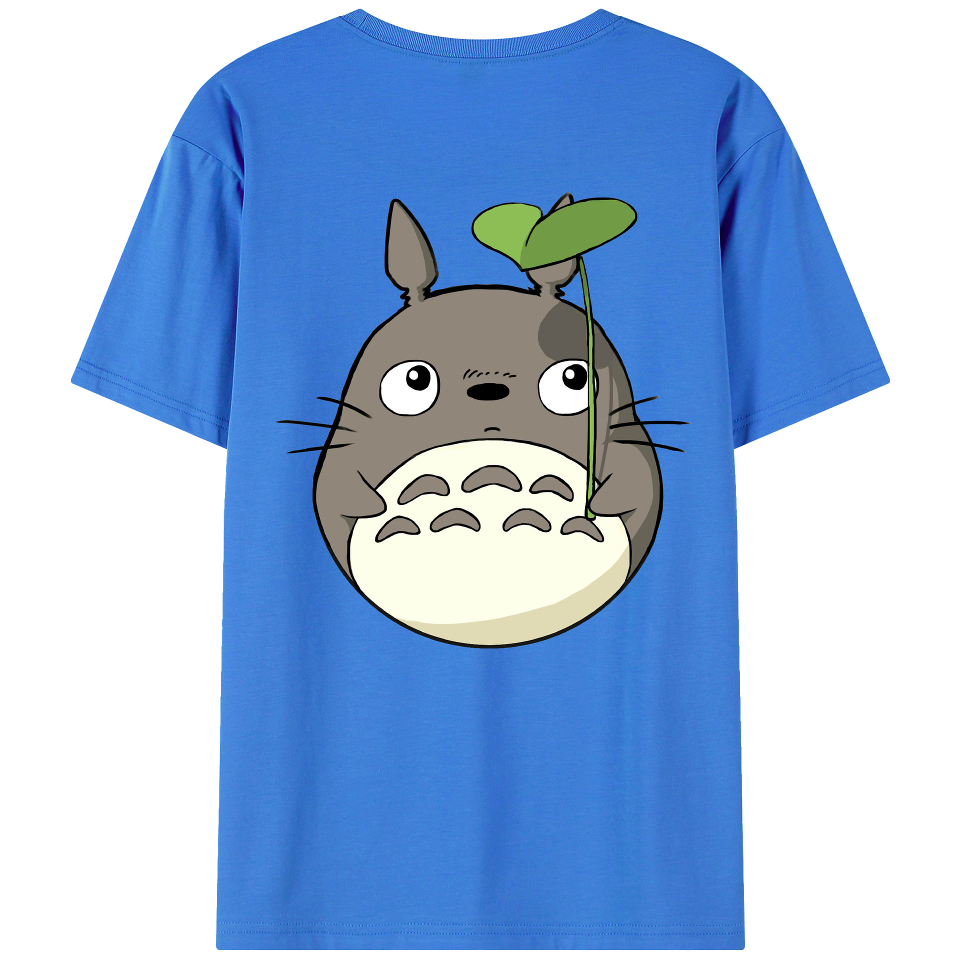 （画像用） となりのトトロ 草壁メイ 草壁サツキ My Neighbor Totoro Satsuki Kusakabe Mei Kusakabe 綿100％ メンズ半袖Tシャツ（バックプリント） 通気性