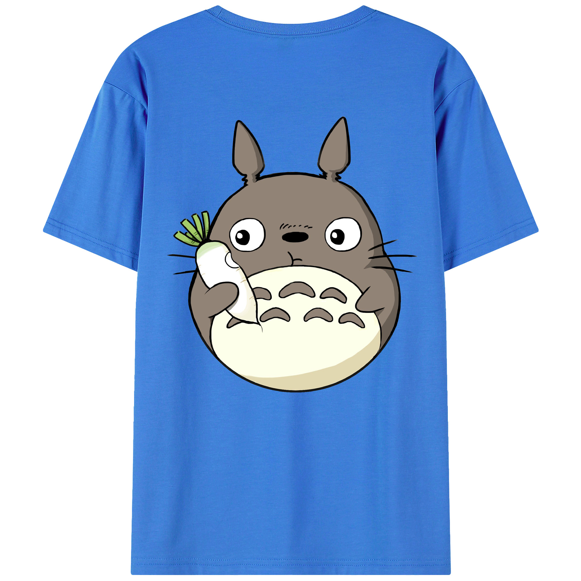（画像用） となりのトトロ 草壁メイ 草壁サツキ My Neighbor Totoro Satsuki Kusakabe Mei Kusakabe 綿100％ メンズ半袖Tシャツ（バックプリント） 通気性