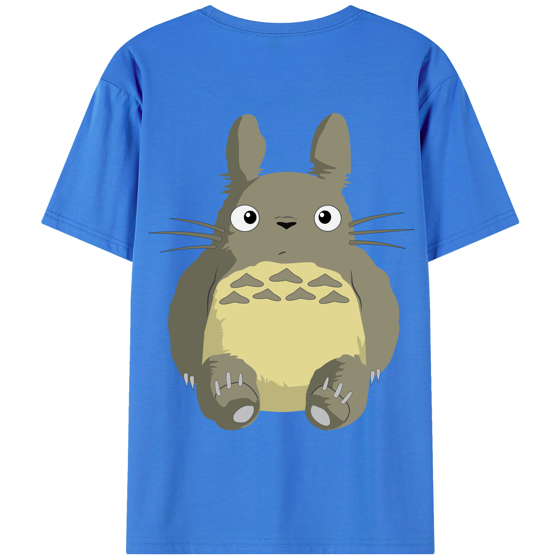 （画像用） となりのトトロ 草壁メイ 草壁サツキ My Neighbor Totoro Satsuki Kusakabe Mei Kusakabe 綿100％ メンズ半袖Tシャツ（バックプリント） 通気性