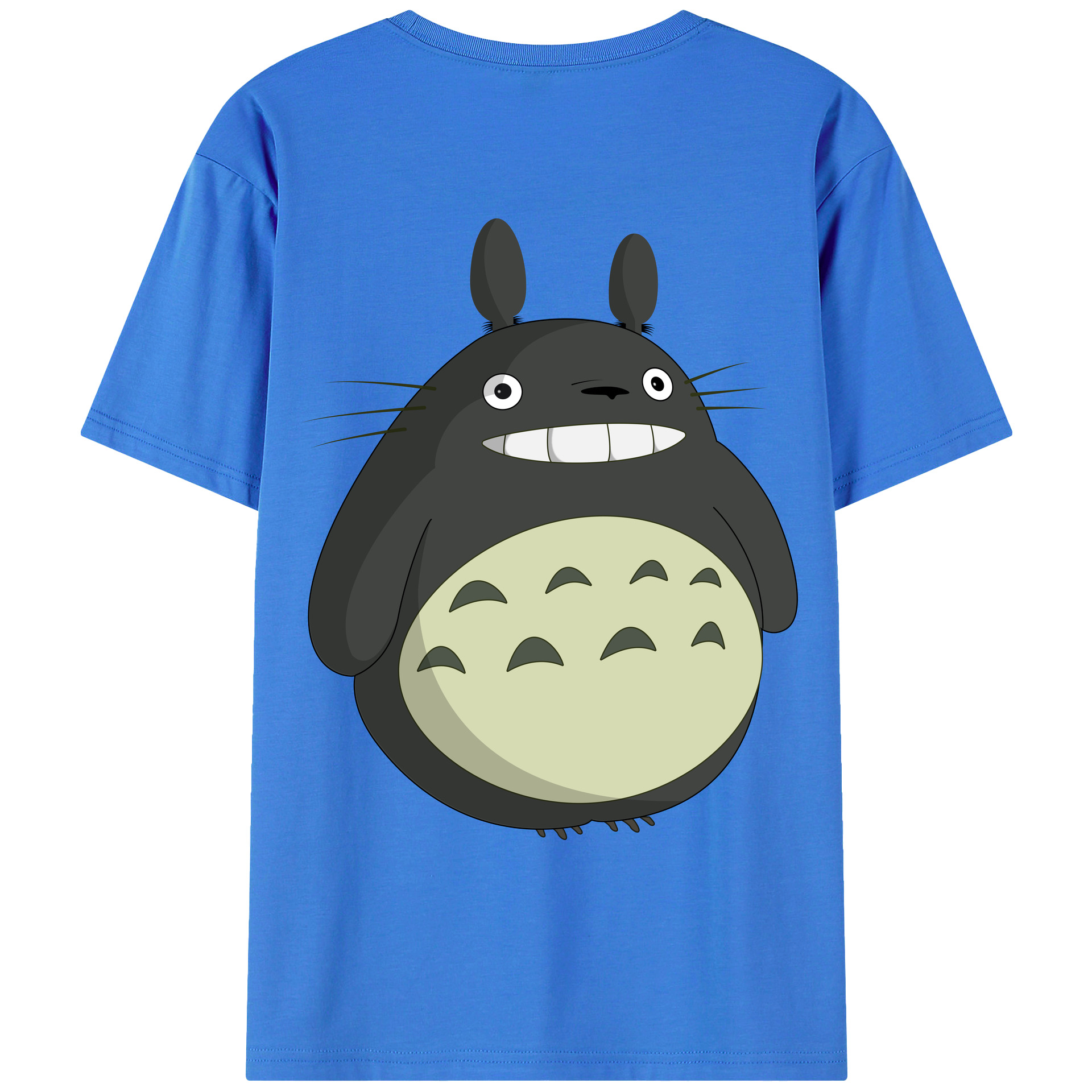 （画像用） となりのトトロ 草壁メイ 草壁サツキ My Neighbor Totoro Satsuki Kusakabe Mei Kusakabe 綿100％ メンズ半袖Tシャツ（バックプリント） 通気性