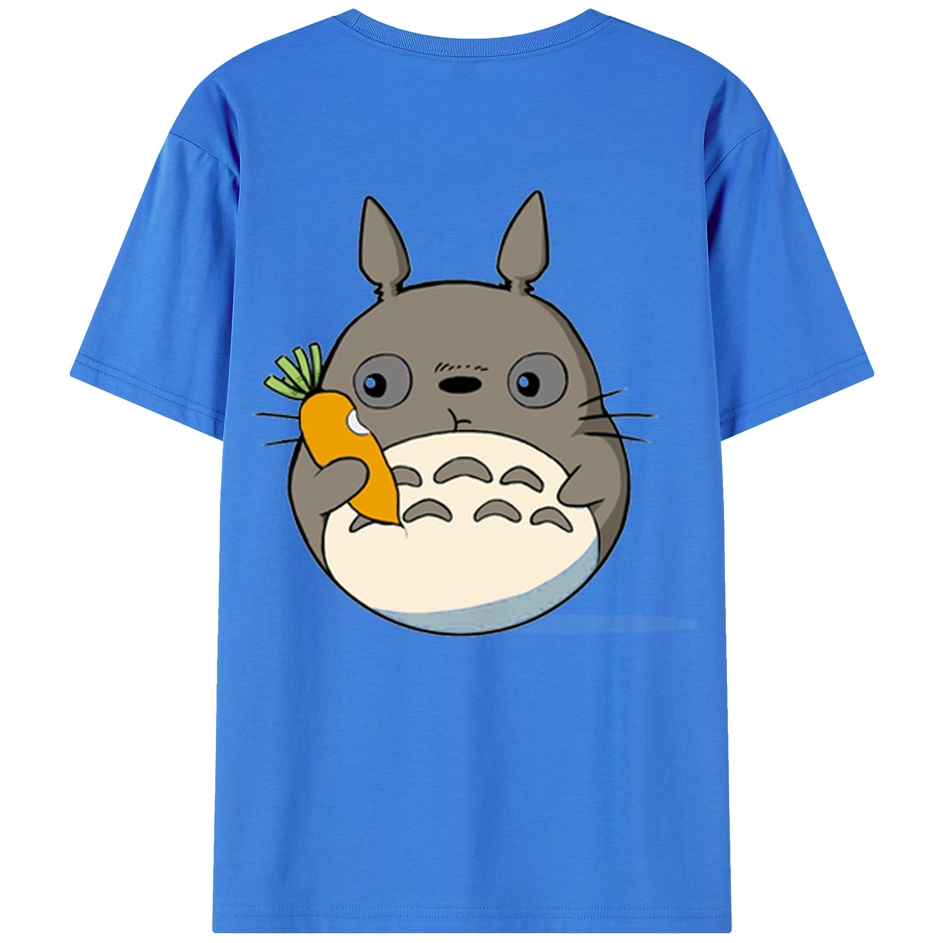 （画像用） となりのトトロ 草壁メイ 草壁サツキ My Neighbor Totoro Satsuki Kusakabe Mei Kusakabe 綿100％ メンズ半袖Tシャツ（バックプリント） 通気性