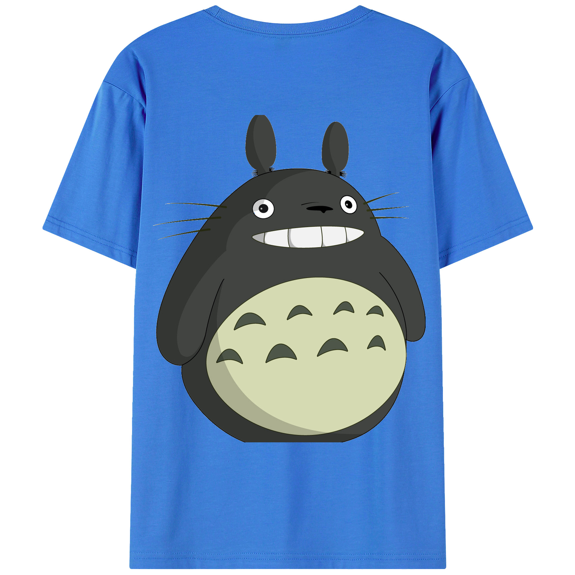 （画像用） となりのトトロ 草壁メイ 草壁サツキ My Neighbor Totoro Satsuki Kusakabe Mei Kusakabe 綿100％ メンズ半袖Tシャツ（バックプリント） 通気性
