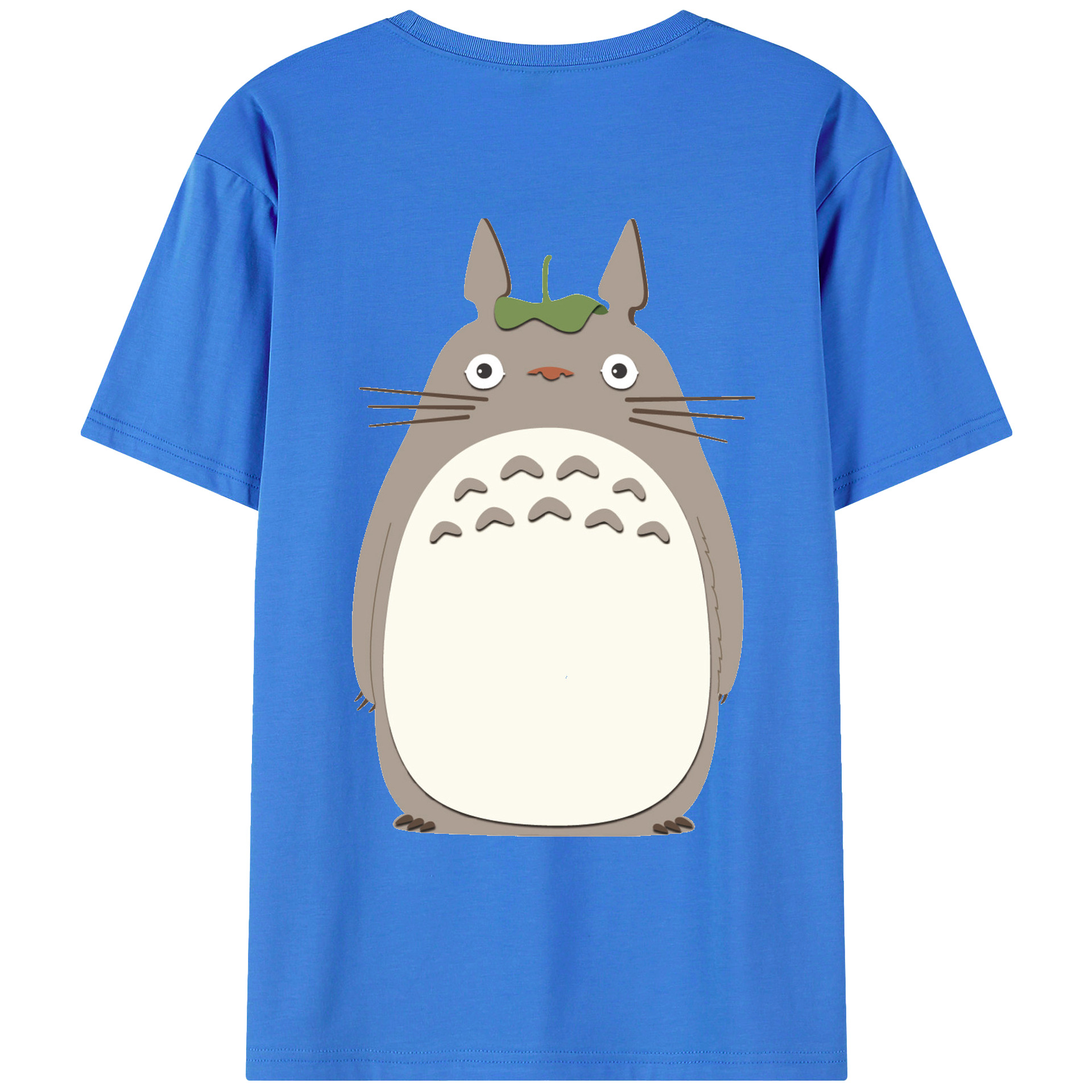（画像用） となりのトトロ 草壁メイ 草壁サツキ My Neighbor Totoro Satsuki Kusakabe Mei Kusakabe 綿100％ メンズ半袖Tシャツ（バックプリント） 通気性