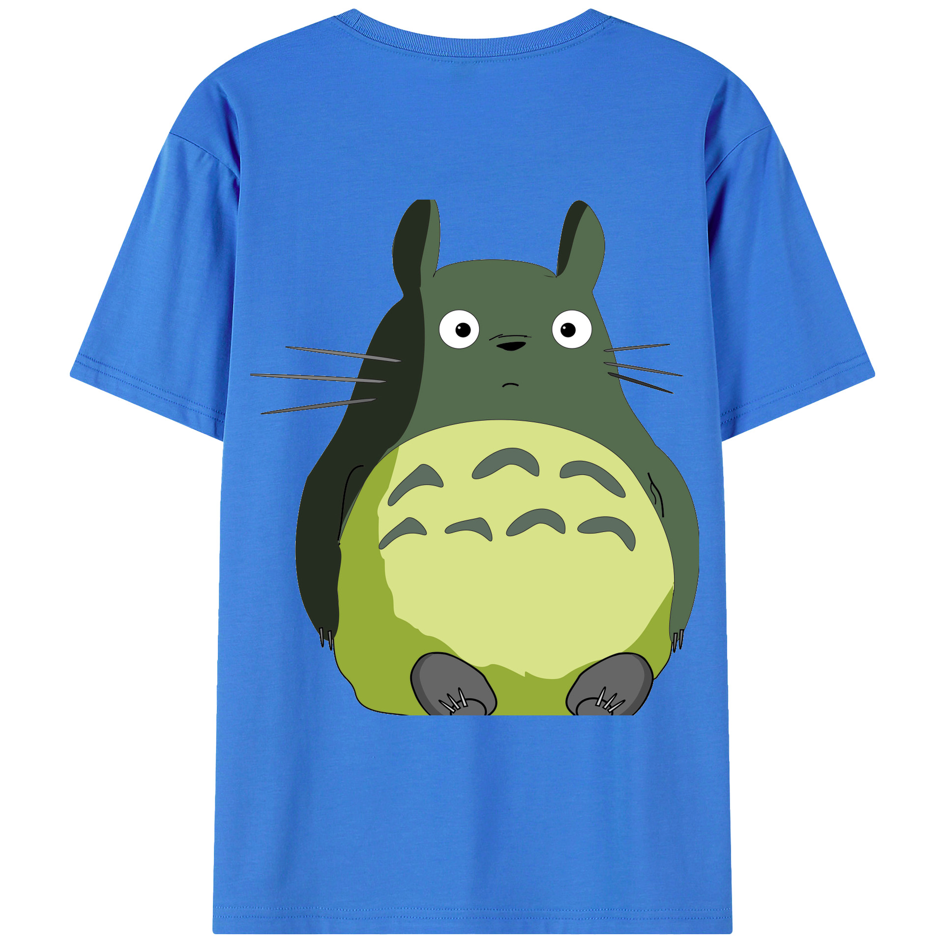 （画像用） となりのトトロ 草壁メイ 草壁サツキ My Neighbor Totoro Satsuki Kusakabe Mei Kusakabe 綿100％ メンズ半袖Tシャツ（バックプリント） 通気性