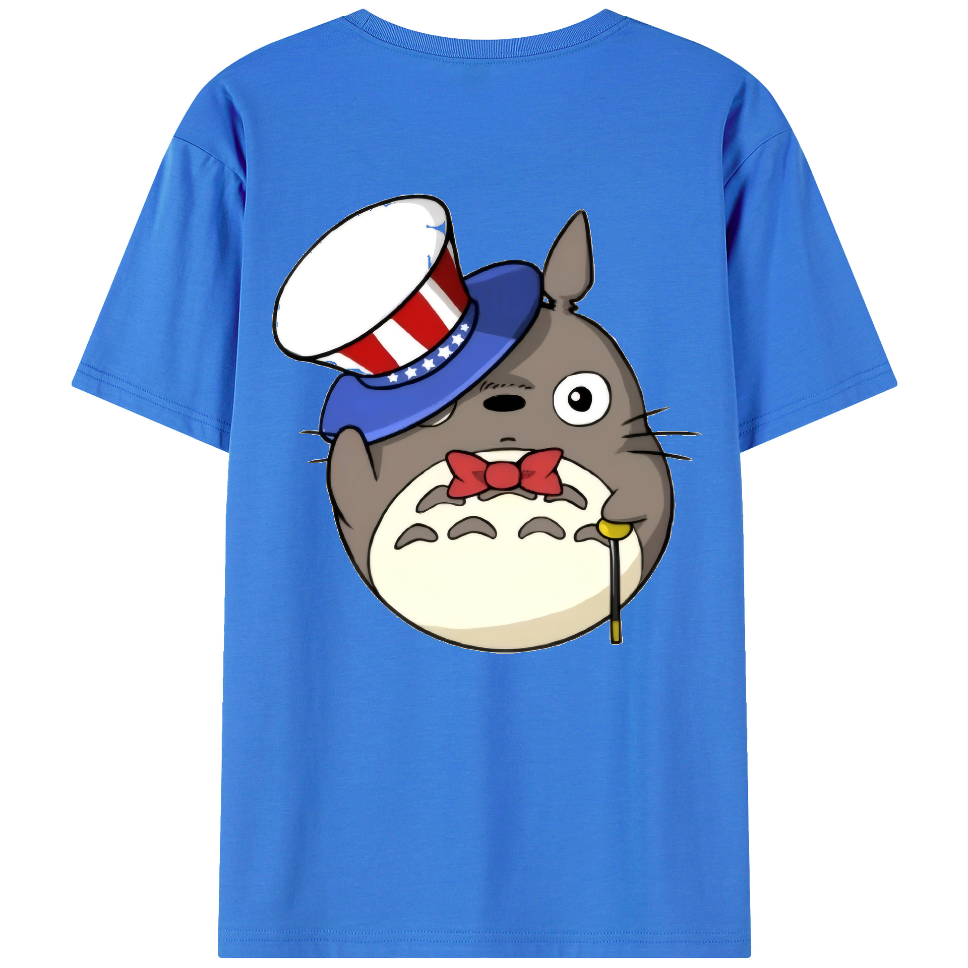 （画像用） となりのトトロ 草壁メイ 草壁サツキ My Neighbor Totoro Satsuki Kusakabe Mei Kusakabe 綿100％ メンズ半袖Tシャツ（バックプリント） 通気性