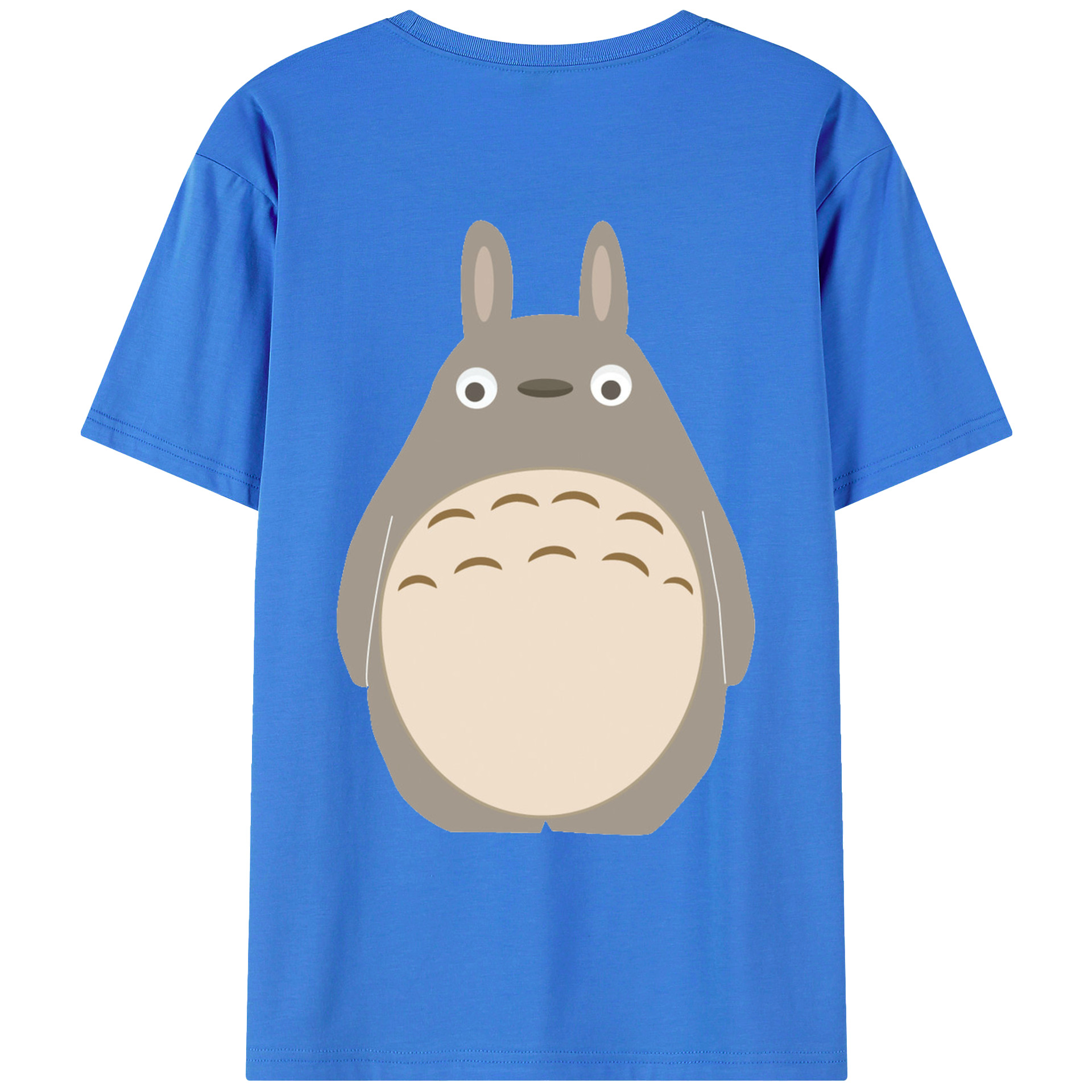 （画像用） となりのトトロ 草壁メイ 草壁サツキ My Neighbor Totoro Satsuki Kusakabe Mei Kusakabe 綿100％ メンズ半袖Tシャツ（バックプリント） 通気性