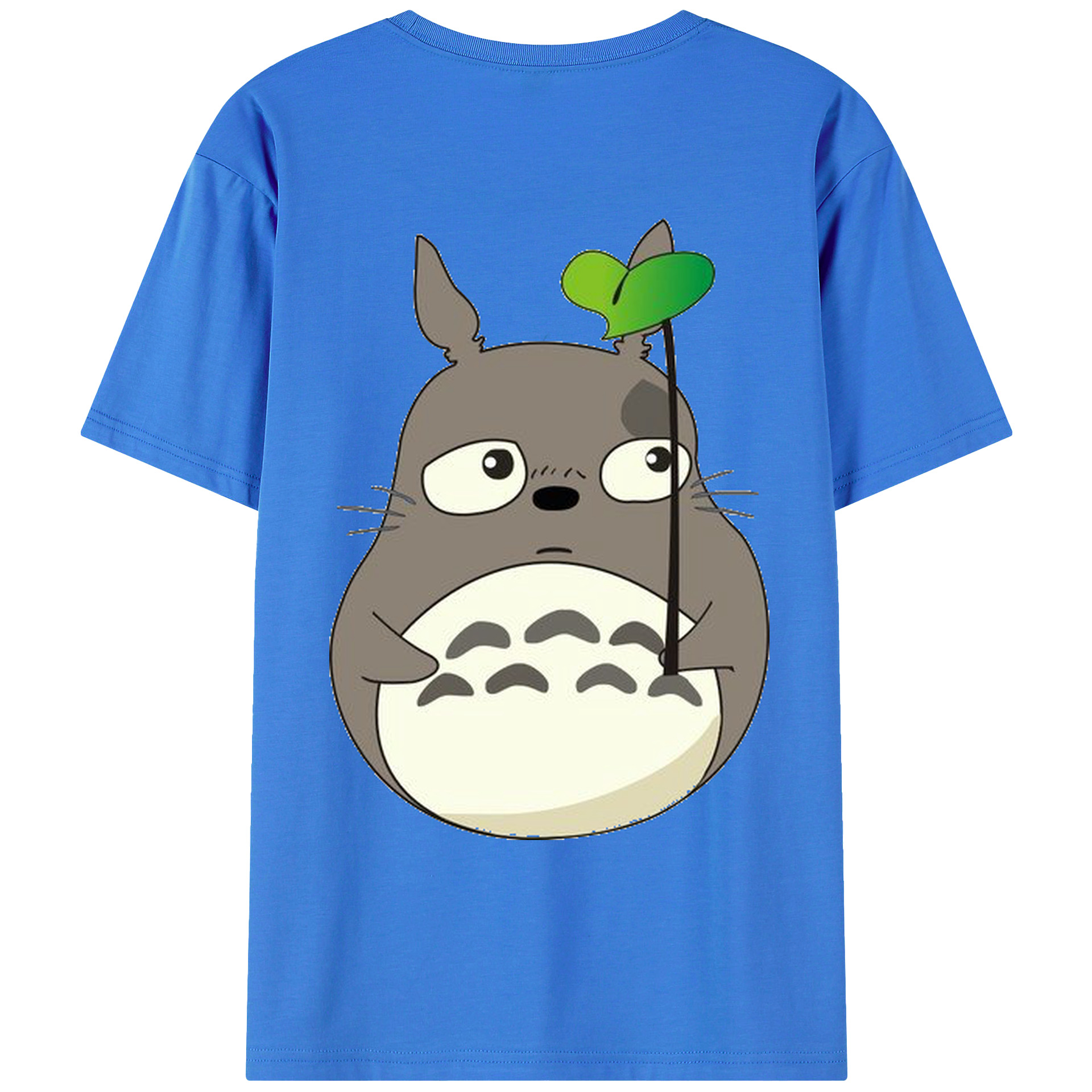 （画像用） となりのトトロ 草壁メイ 草壁サツキ My Neighbor Totoro Satsuki Kusakabe Mei Kusakabe 綿100％ メンズ半袖Tシャツ（バックプリント） 通気性