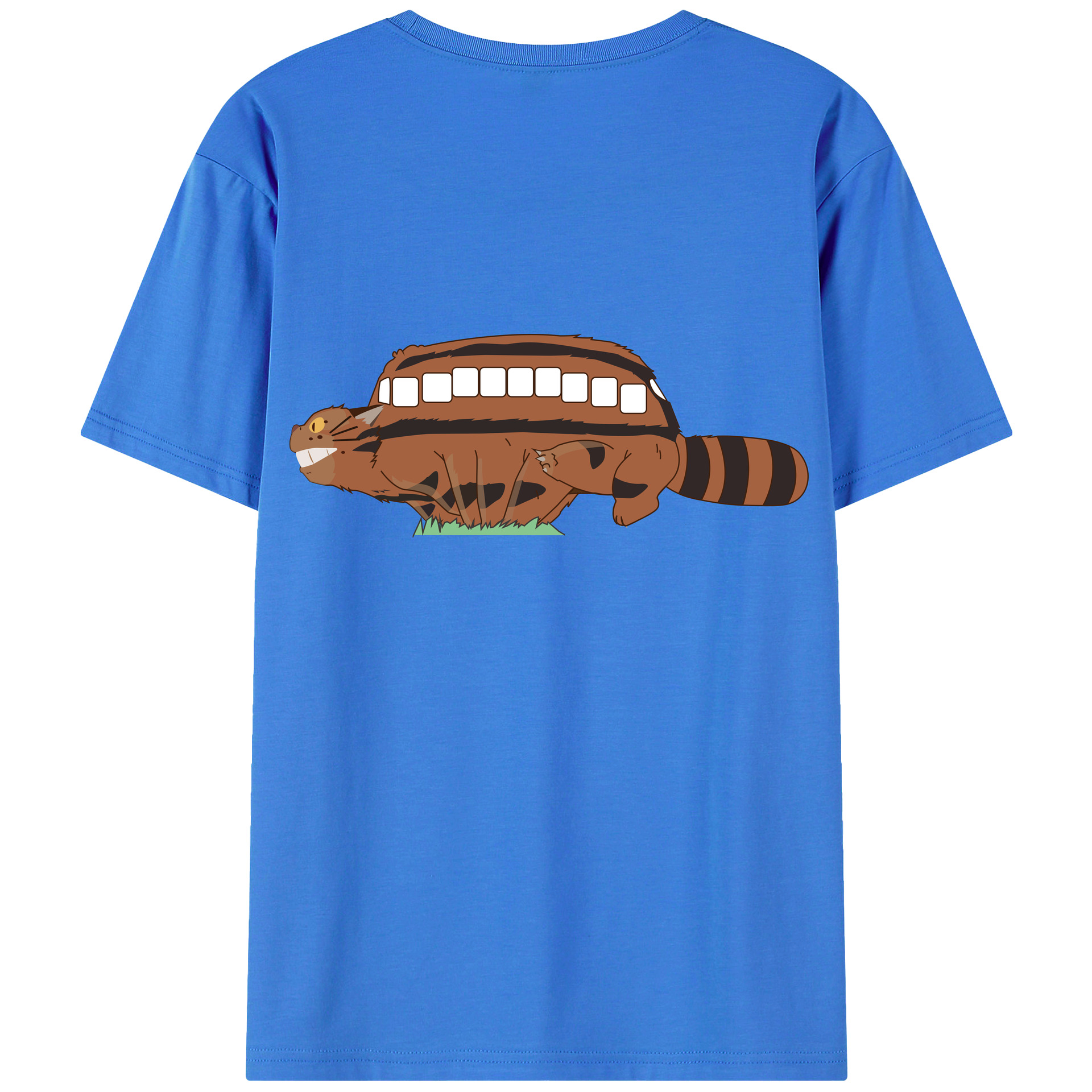 （画像用） となりのトトロ 草壁メイ 草壁サツキ My Neighbor Totoro Satsuki Kusakabe Mei Kusakabe 綿100％ メンズ半袖Tシャツ（バックプリント） 通気性