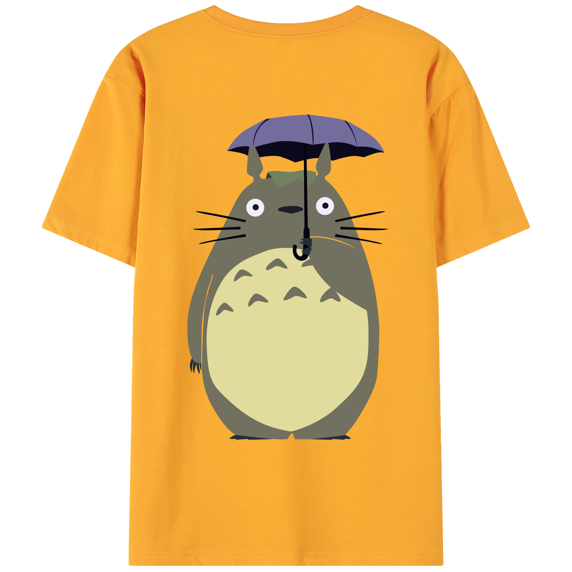（画像用） となりのトトロ 草壁メイ 草壁サツキ My Neighbor Totoro Satsuki Kusakabe Mei Kusakabe 綿100％ メンズ半袖Tシャツ（バックプリント） 通気性