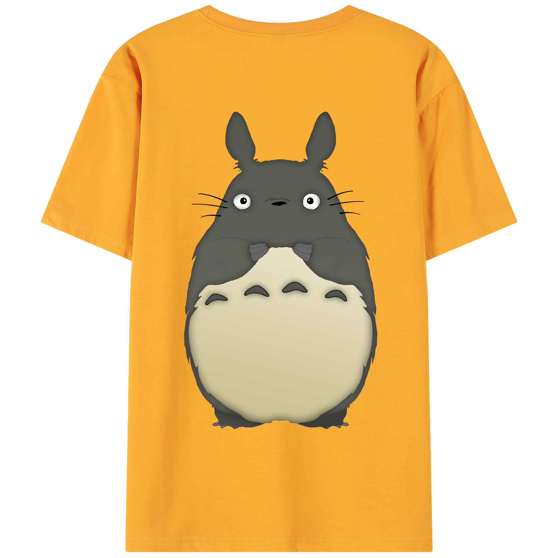 （画像用） となりのトトロ 草壁メイ 草壁サツキ My Neighbor Totoro Satsuki Kusakabe Mei Kusakabe 綿100％ メンズ半袖Tシャツ（バックプリント） 通気性