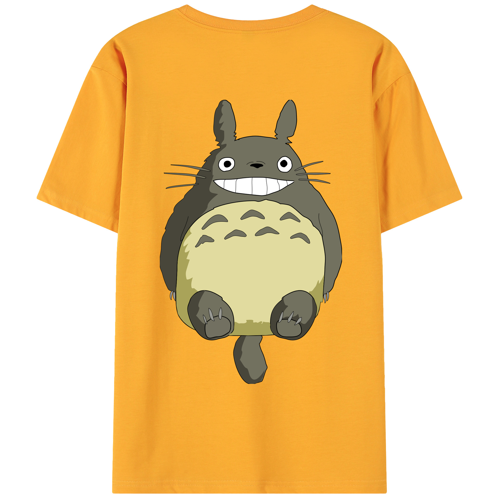 （画像用） となりのトトロ 草壁メイ 草壁サツキ My Neighbor Totoro Satsuki Kusakabe Mei Kusakabe 綿100％ メンズ半袖Tシャツ（バックプリント） 通気性