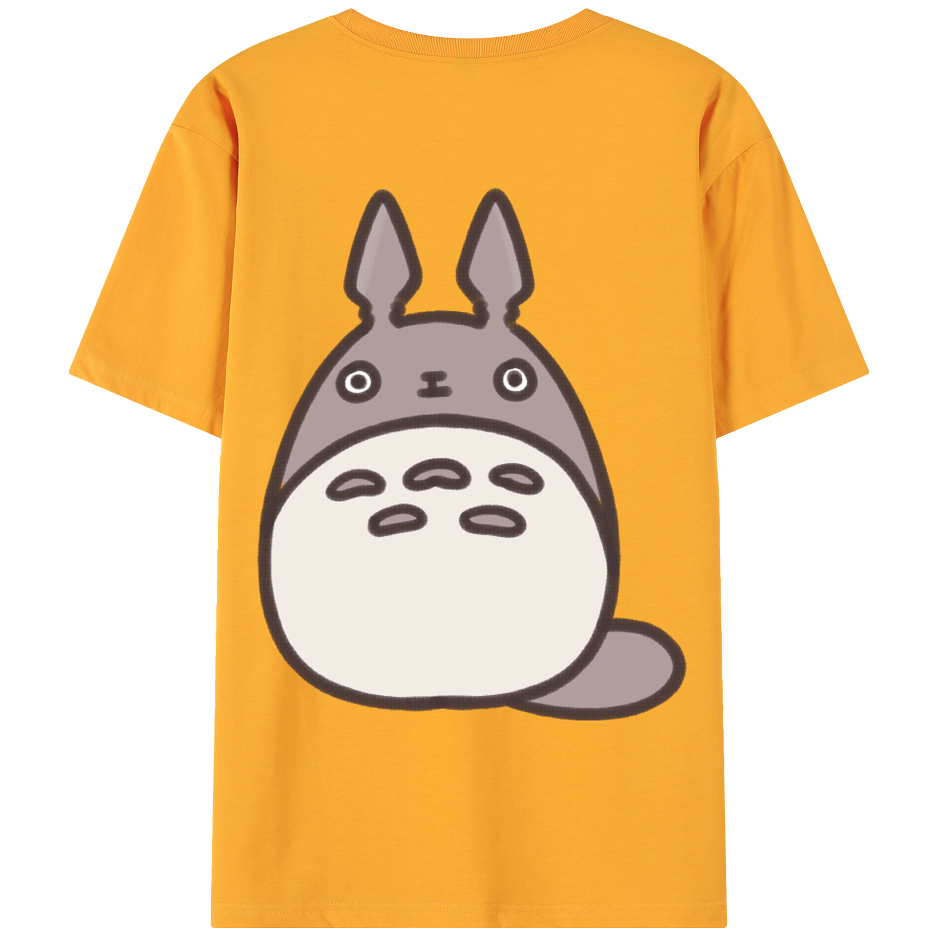 （画像用） となりのトトロ 草壁メイ 草壁サツキ My Neighbor Totoro Satsuki Kusakabe Mei Kusakabe 綿100％ メンズ半袖Tシャツ（バックプリント） 通気性