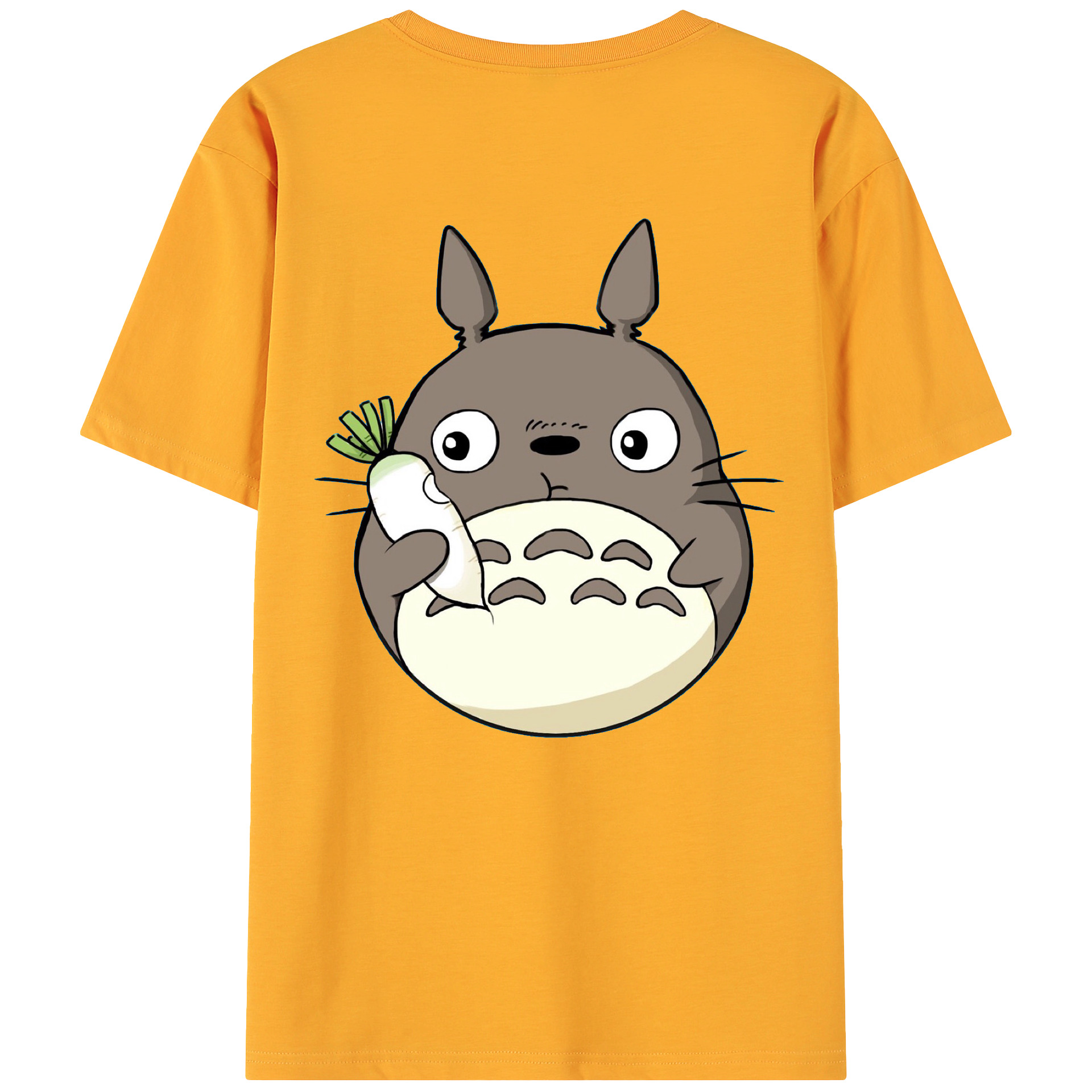 （画像用） となりのトトロ 草壁メイ 草壁サツキ My Neighbor Totoro Satsuki Kusakabe Mei Kusakabe 綿100％ メンズ半袖Tシャツ（バックプリント） 通気性