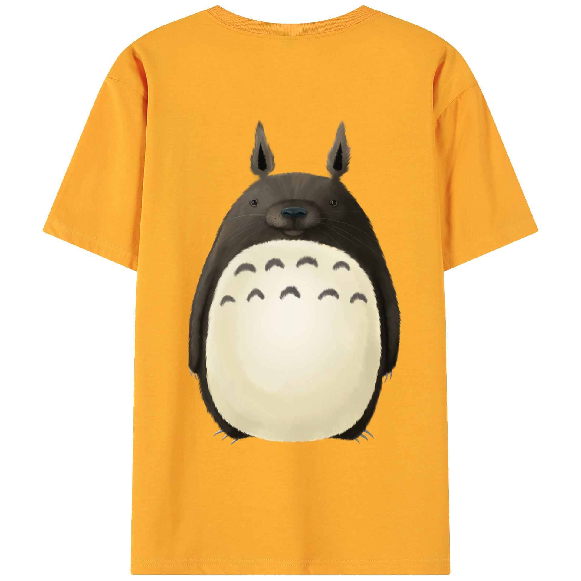 （画像用） となりのトトロ 草壁メイ 草壁サツキ My Neighbor Totoro Satsuki Kusakabe Mei Kusakabe 綿100％ メンズ半袖Tシャツ（バックプリント） 通気性