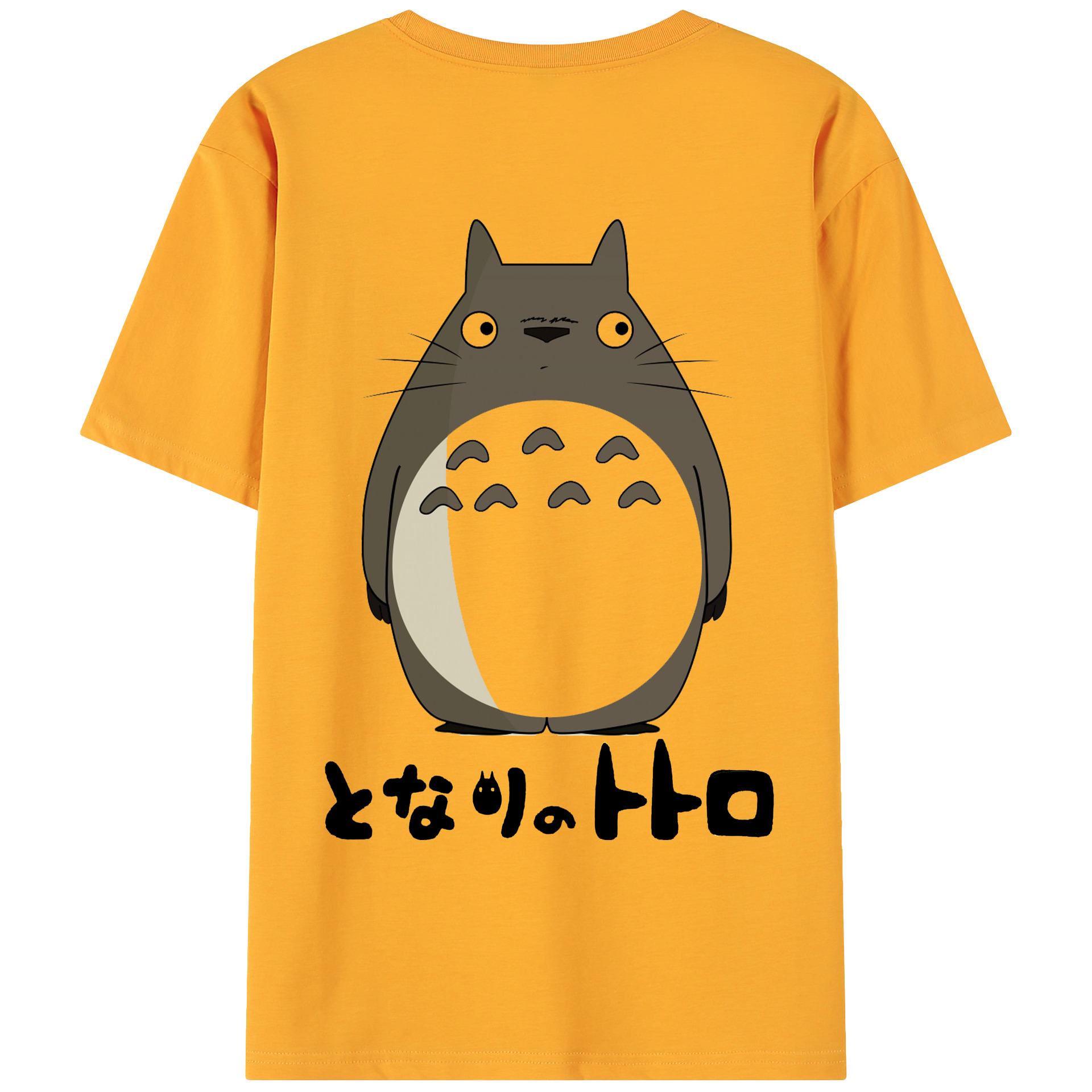 （画像用） となりのトトロ 草壁メイ 草壁サツキ My Neighbor Totoro Satsuki Kusakabe Mei Kusakabe 綿100％ メンズ半袖Tシャツ（バックプリント） 通気性