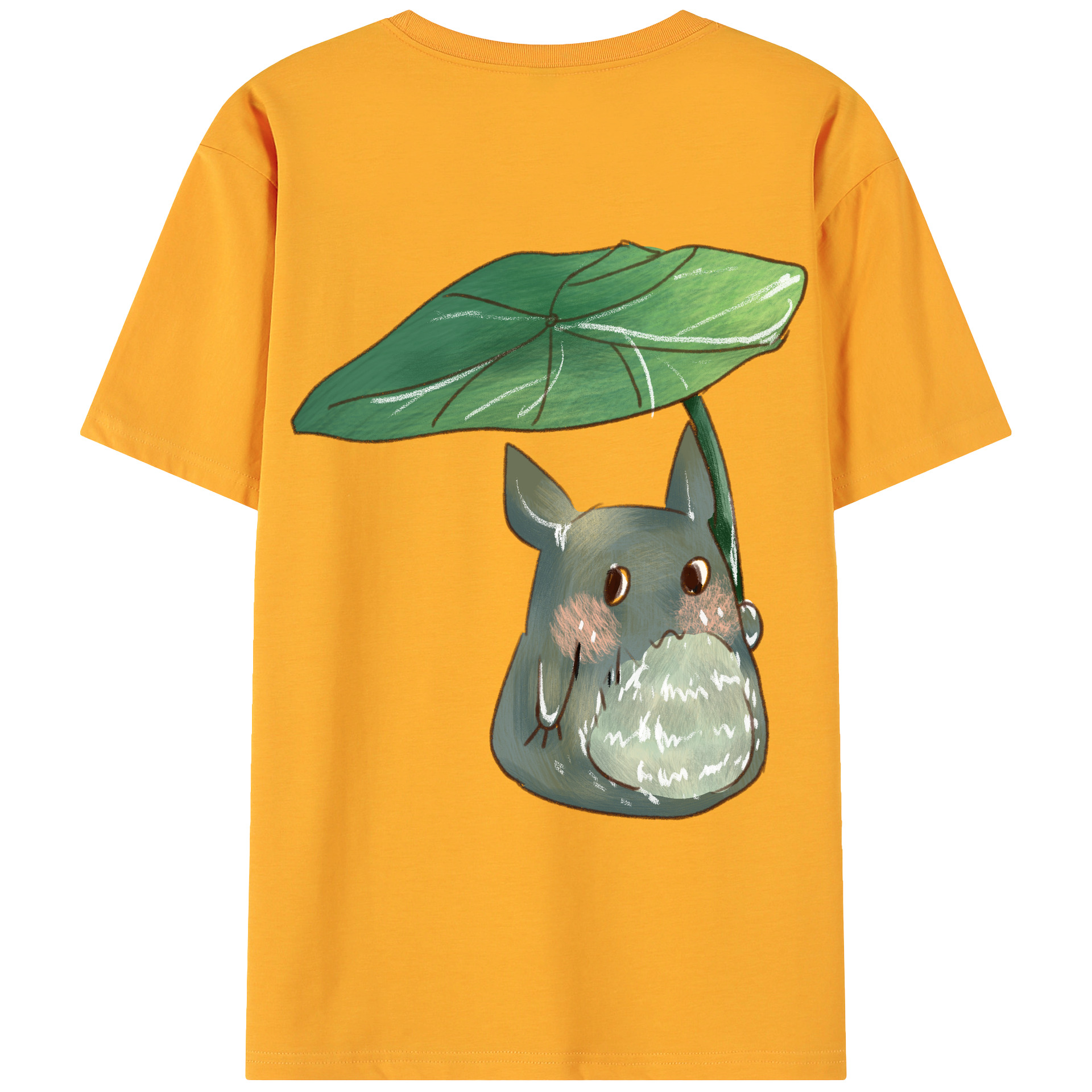 （画像用） となりのトトロ 草壁メイ 草壁サツキ My Neighbor Totoro Satsuki Kusakabe Mei Kusakabe 綿100％ メンズ半袖Tシャツ（バックプリント） 通気性