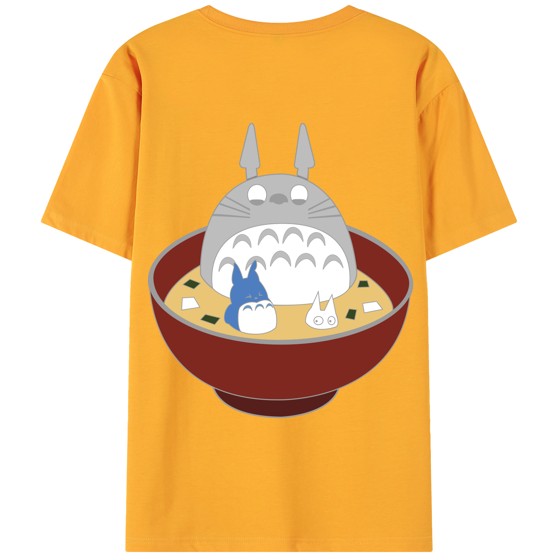 （画像用） となりのトトロ 草壁メイ 草壁サツキ My Neighbor Totoro Satsuki Kusakabe Mei Kusakabe 綿100％ メンズ半袖Tシャツ（バックプリント） 通気性