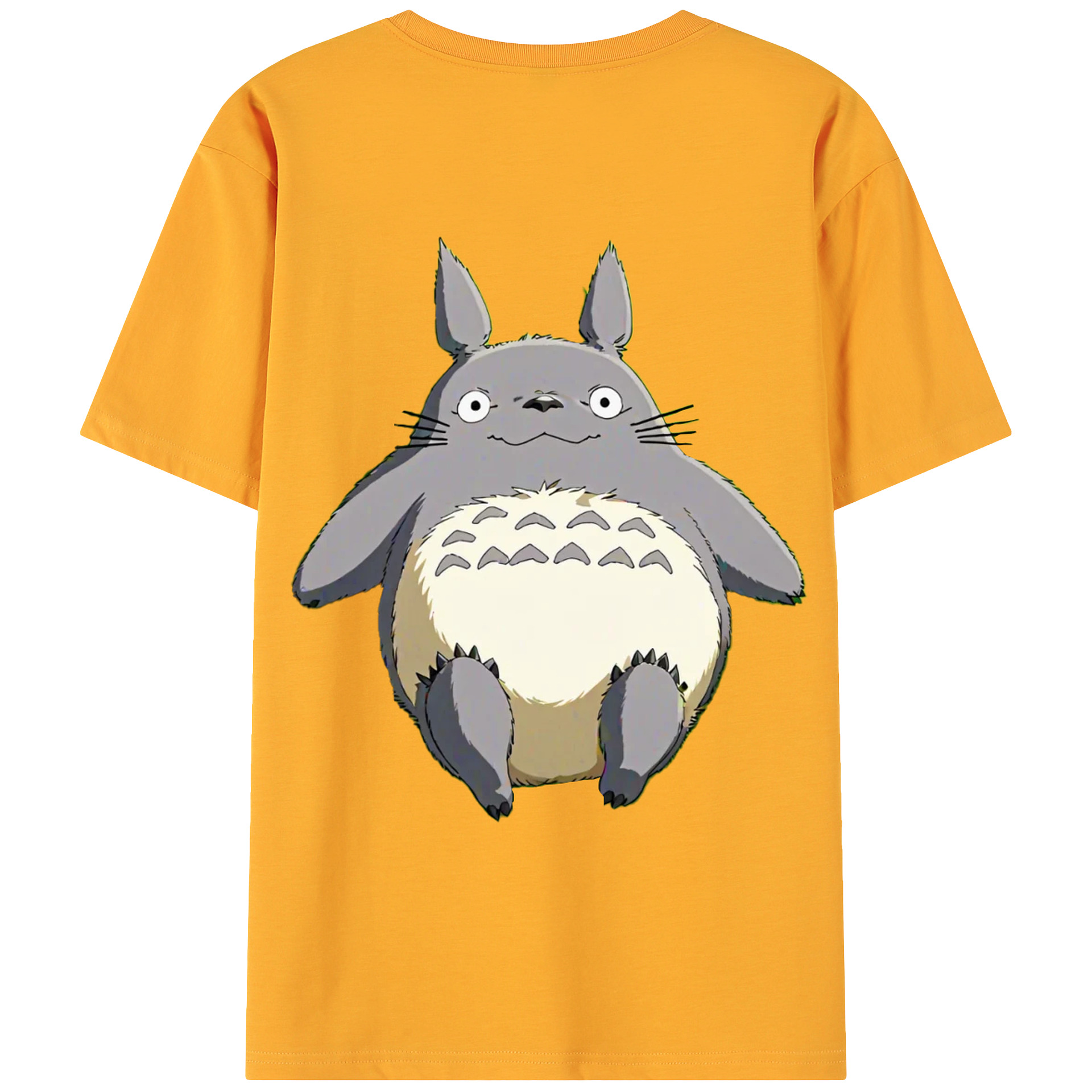 （画像用） となりのトトロ 草壁メイ 草壁サツキ My Neighbor Totoro Satsuki Kusakabe Mei Kusakabe 綿100％ メンズ半袖Tシャツ（バックプリント） 通気性