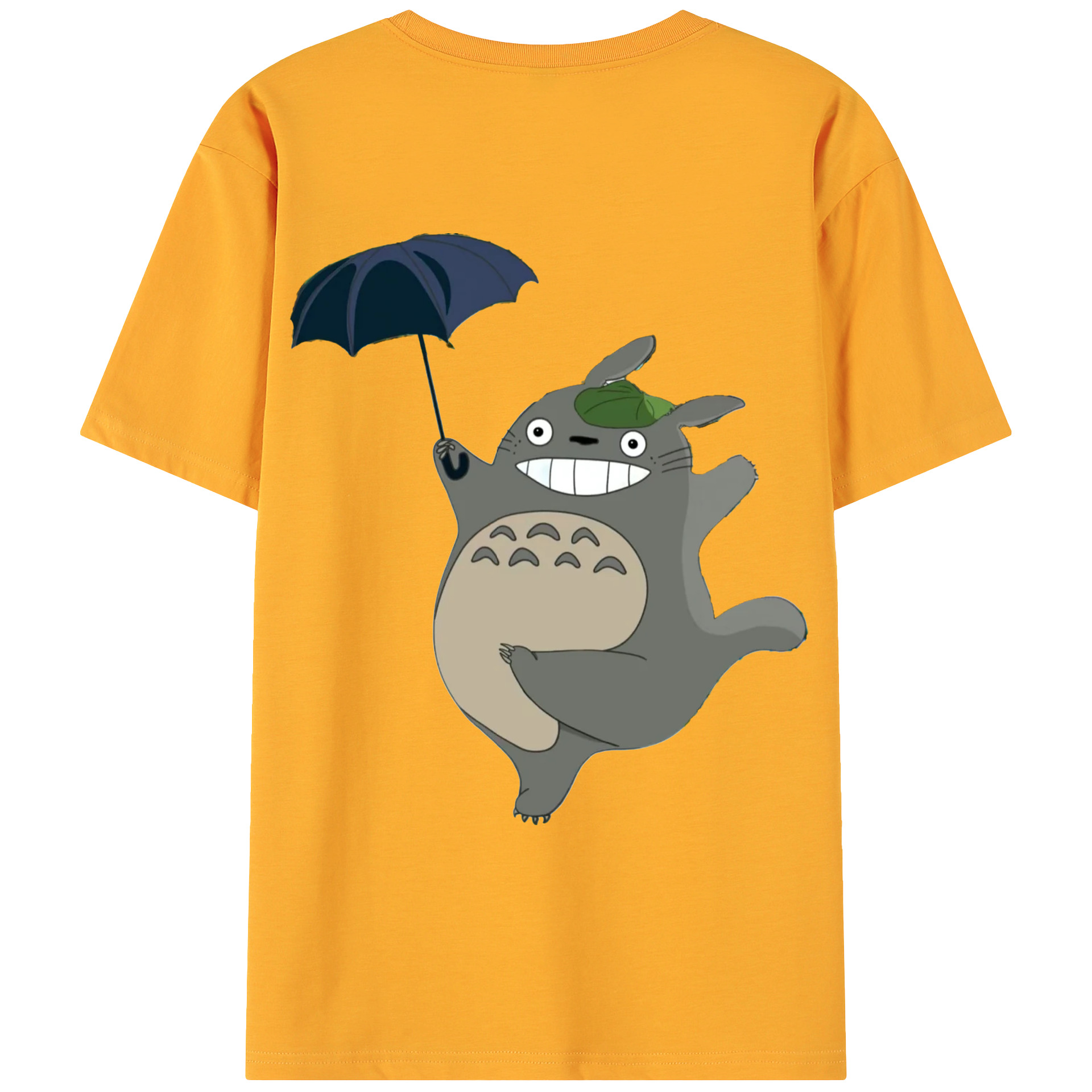 （画像用） となりのトトロ 草壁メイ 草壁サツキ My Neighbor Totoro Satsuki Kusakabe Mei Kusakabe 綿100％ メンズ半袖Tシャツ（バックプリント） 通気性
