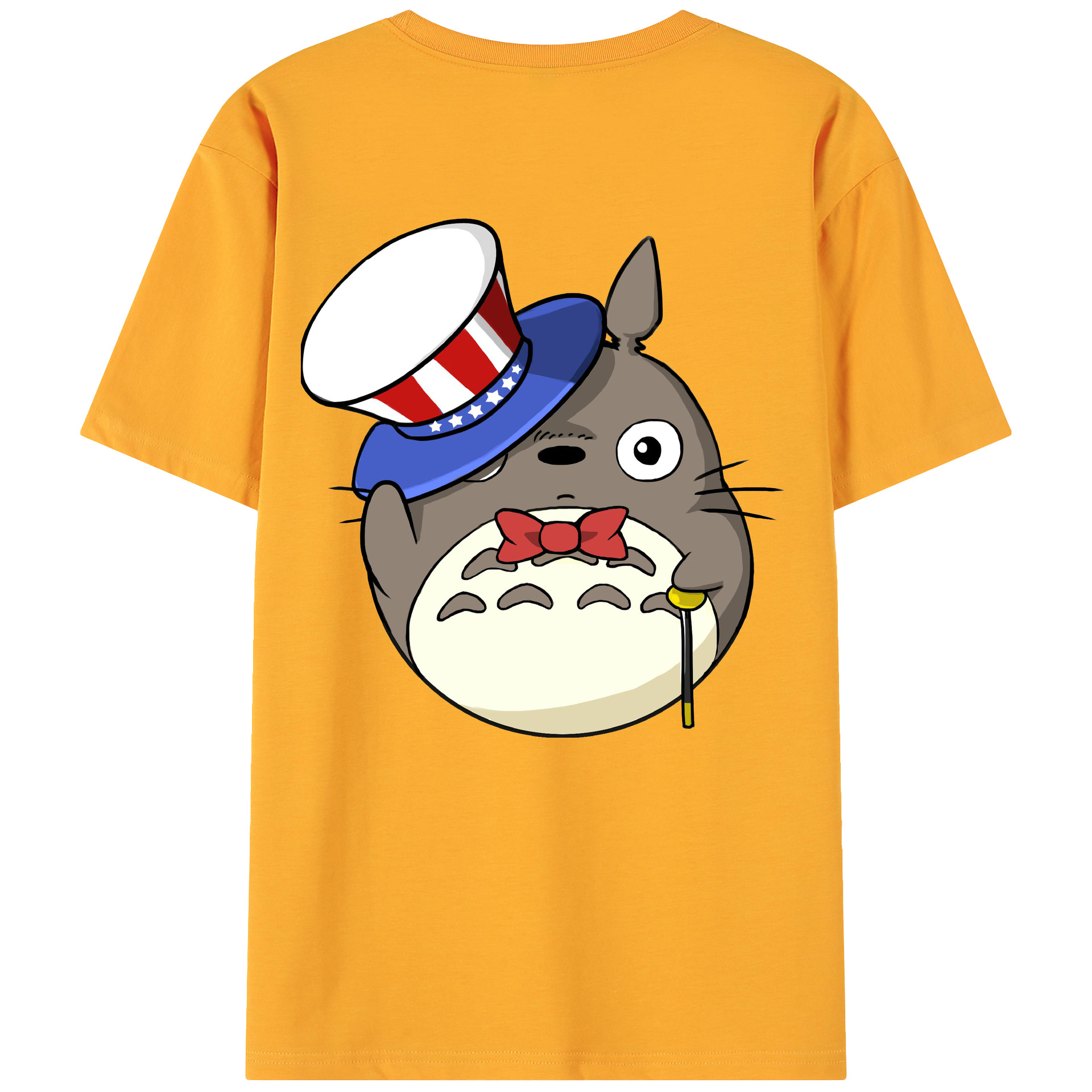 （画像用） となりのトトロ 草壁メイ 草壁サツキ My Neighbor Totoro Satsuki Kusakabe Mei Kusakabe 綿100％ メンズ半袖Tシャツ（バックプリント） 通気性