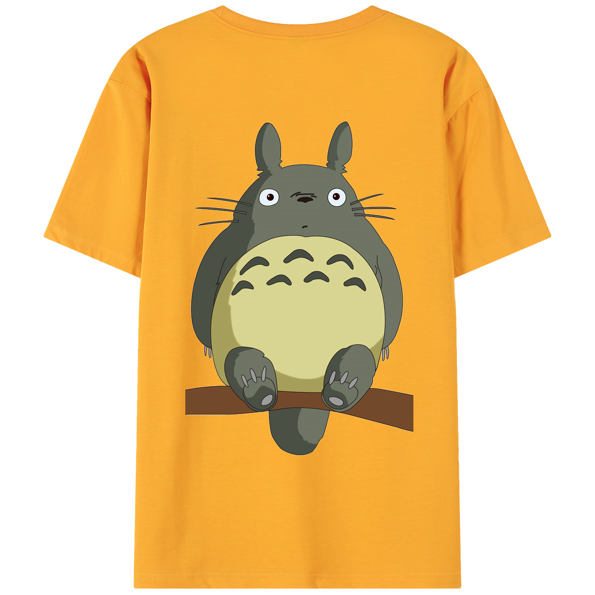 （画像用） となりのトトロ 草壁メイ 草壁サツキ My Neighbor Totoro Satsuki Kusakabe Mei Kusakabe 綿100％ メンズ半袖Tシャツ（バックプリント） 通気性
