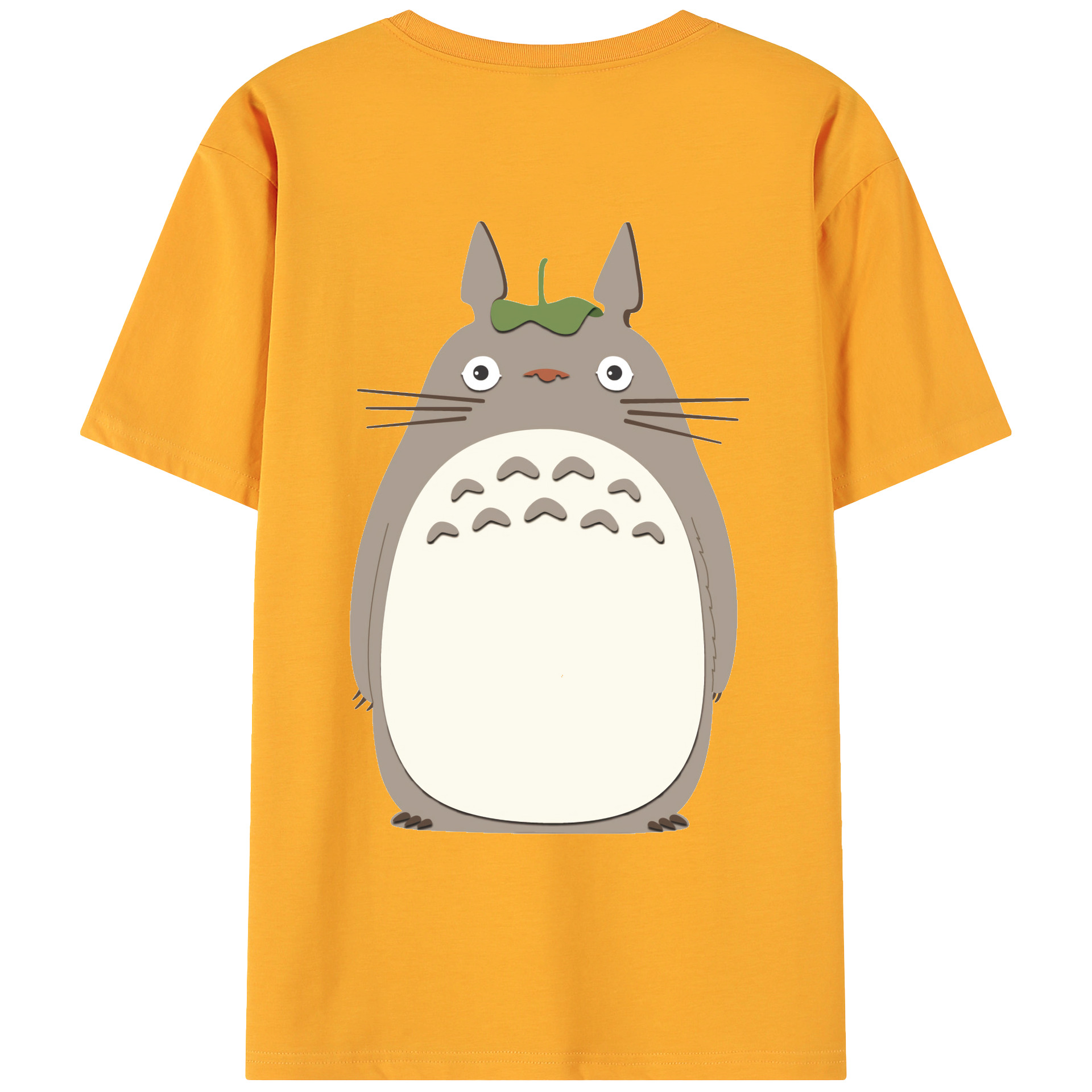 （画像用） となりのトトロ 草壁メイ 草壁サツキ My Neighbor Totoro Satsuki Kusakabe Mei Kusakabe 綿100％ メンズ半袖Tシャツ（バックプリント） 通気性