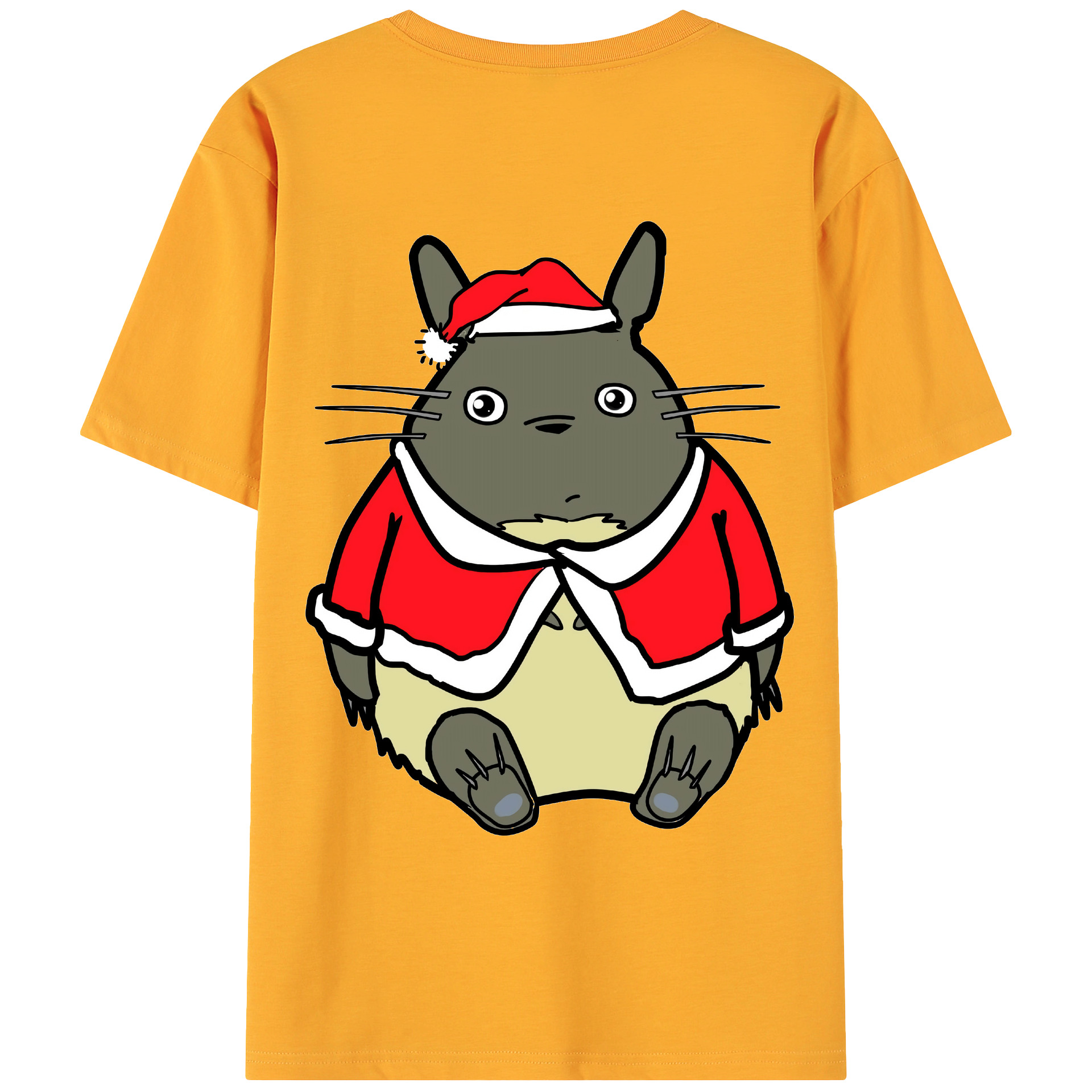 （画像用） となりのトトロ 草壁メイ 草壁サツキ My Neighbor Totoro Satsuki Kusakabe Mei Kusakabe 綿100％ メンズ半袖Tシャツ（バックプリント） 通気性