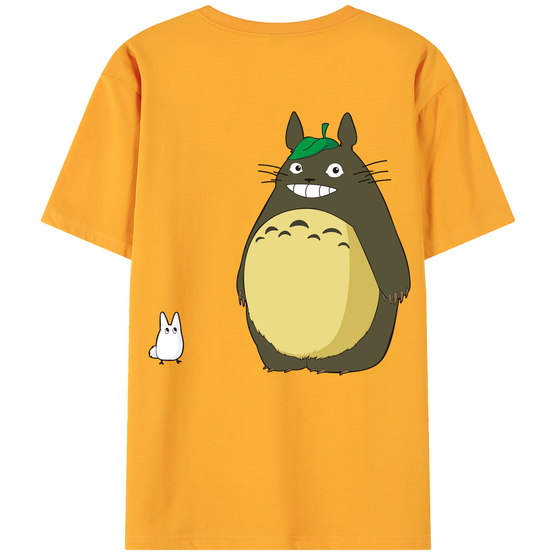 （画像用） となりのトトロ 草壁メイ 草壁サツキ My Neighbor Totoro Satsuki Kusakabe Mei Kusakabe 綿100％ メンズ半袖Tシャツ（バックプリント） 通気性